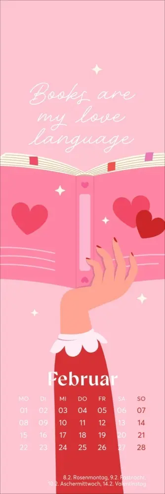 Bild: 9783756417025 | Book Love Lesezeichen &amp; Kalender 2027 | Kalender | Geblockt | 13 S.