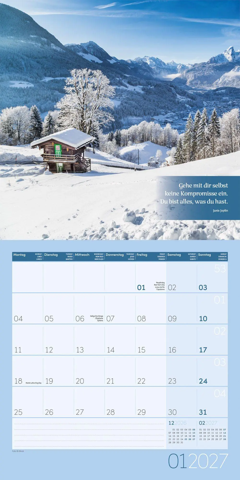 Bild: 9783838447025 | Momente für Dich Kalender 2027 - 30x30 - Art12 | GmbH | Kalender