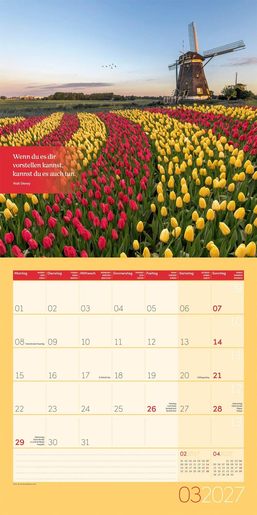 Bild: 9783838447025 | Momente für Dich Kalender 2027 - 30x30 - Art12 | GmbH | Kalender