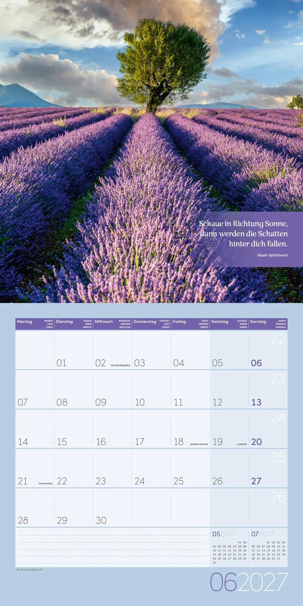 Bild: 9783838447025 | Momente für Dich Kalender 2027 - 30x30 - Art12 | GmbH | Kalender