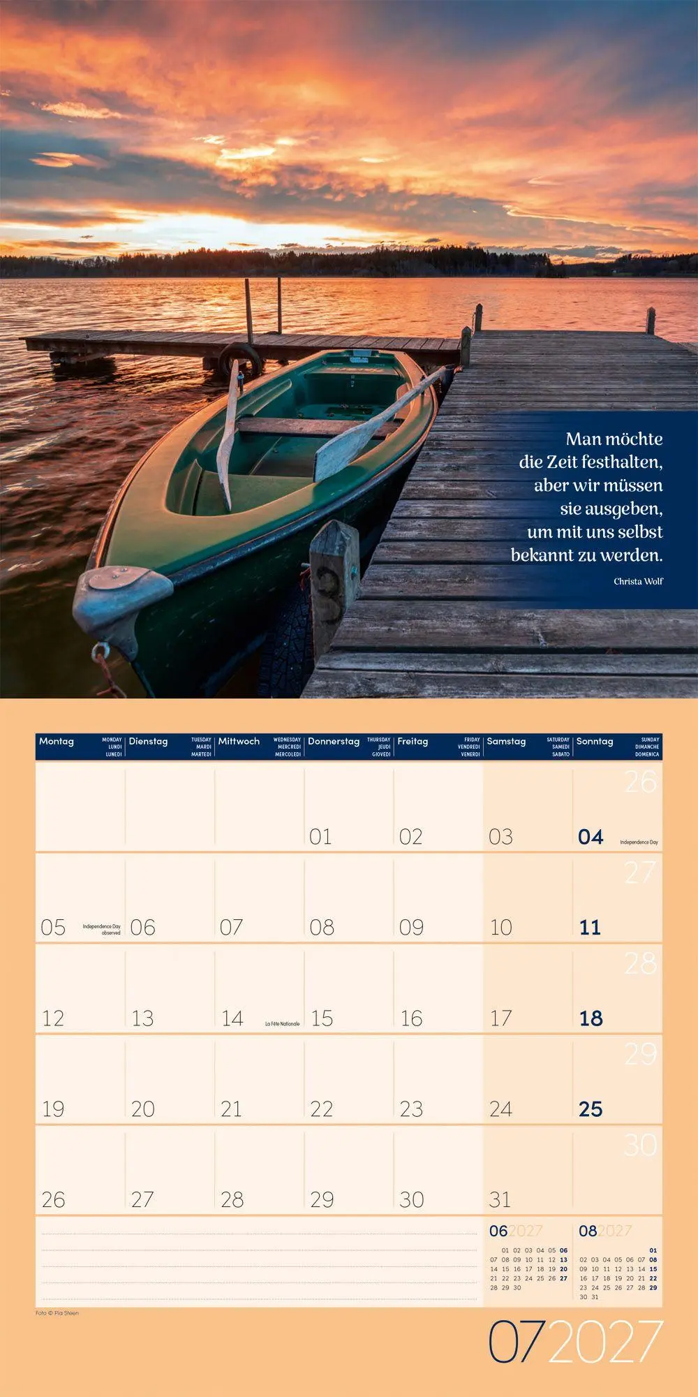 Bild: 9783838447025 | Momente für Dich Kalender 2027 - 30x30 - Art12 | GmbH | Kalender