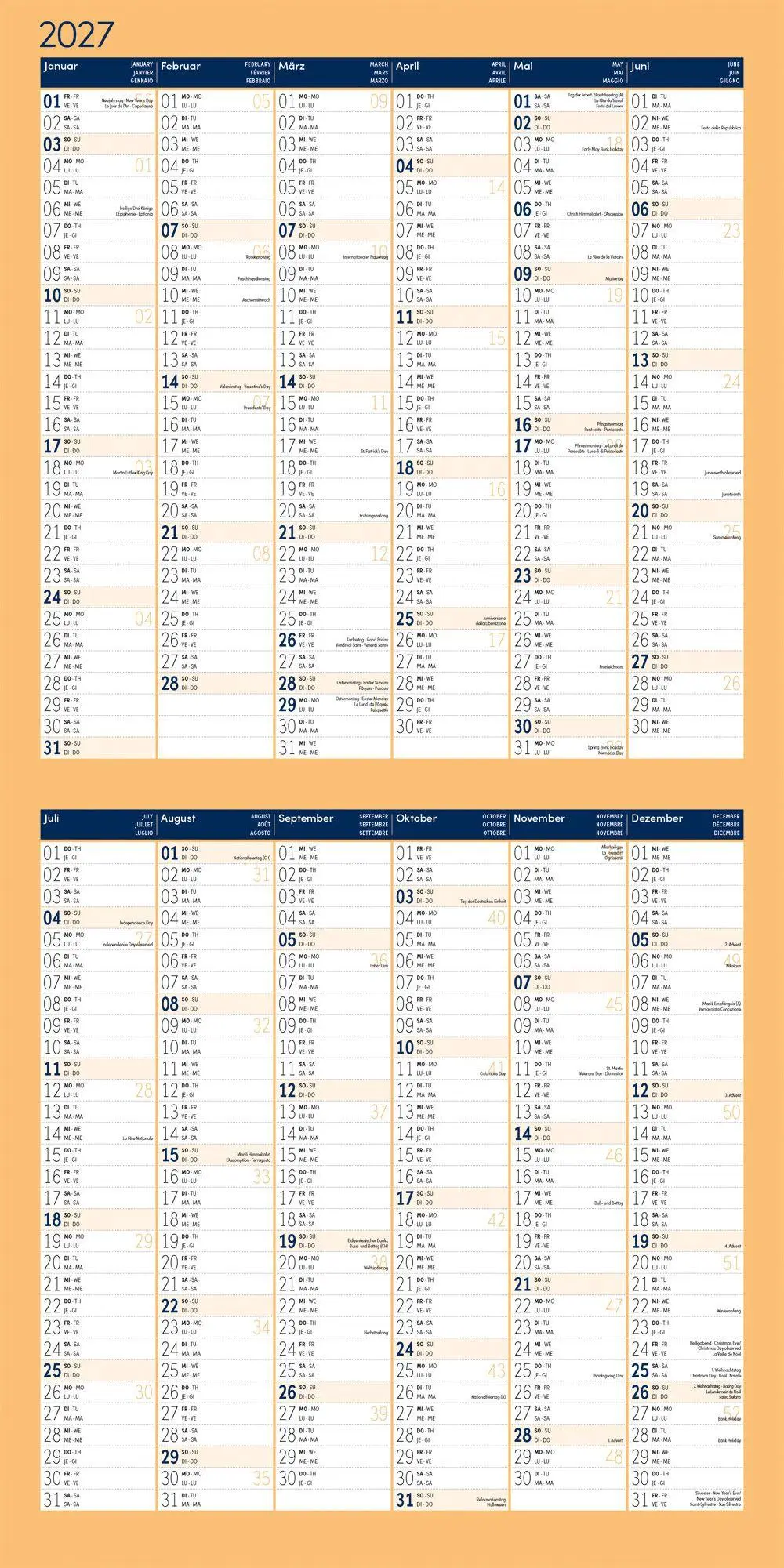 Bild: 9783838447025 | Momente für Dich Kalender 2027 - 30x30 - Art12 | GmbH | Kalender