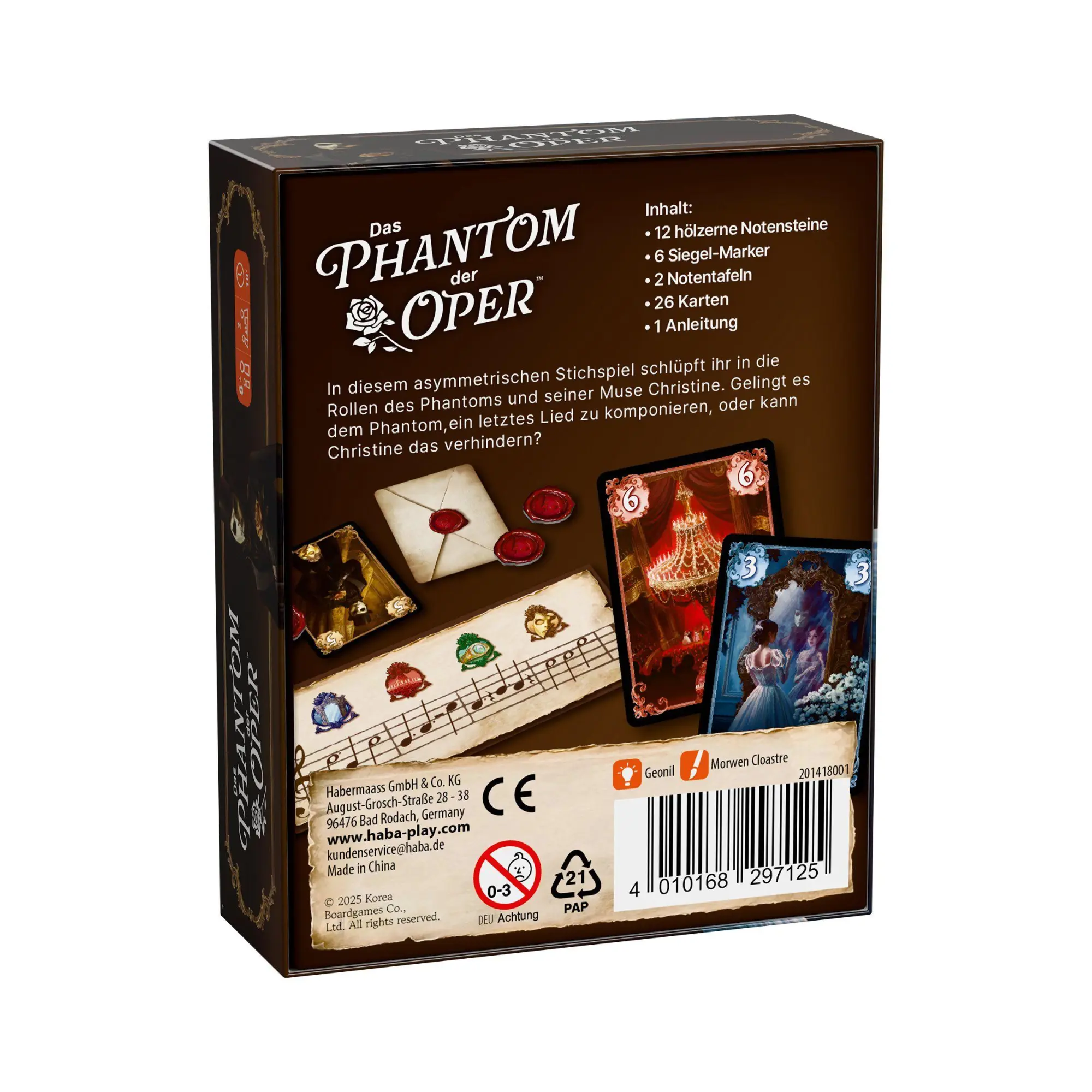 Bild: 4010168297125 | Das Phantom der Oper | Spiel | 2014618001 | Deutsch | 2026