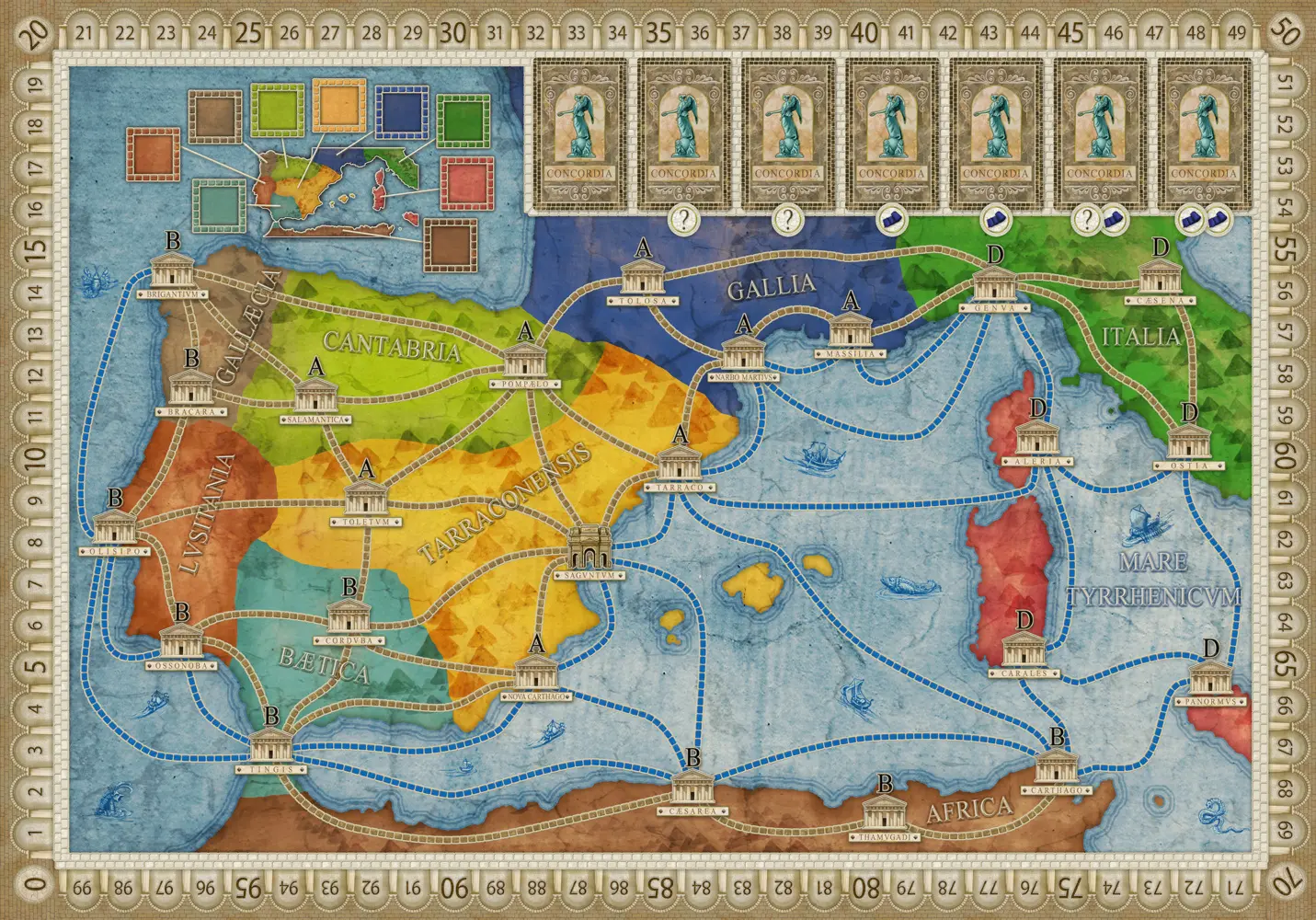 Bild: 4280000097125 | Concordia, Salsa (Spiel-Zubehör) | Erweiterung | Mac Gerdts | Spiel