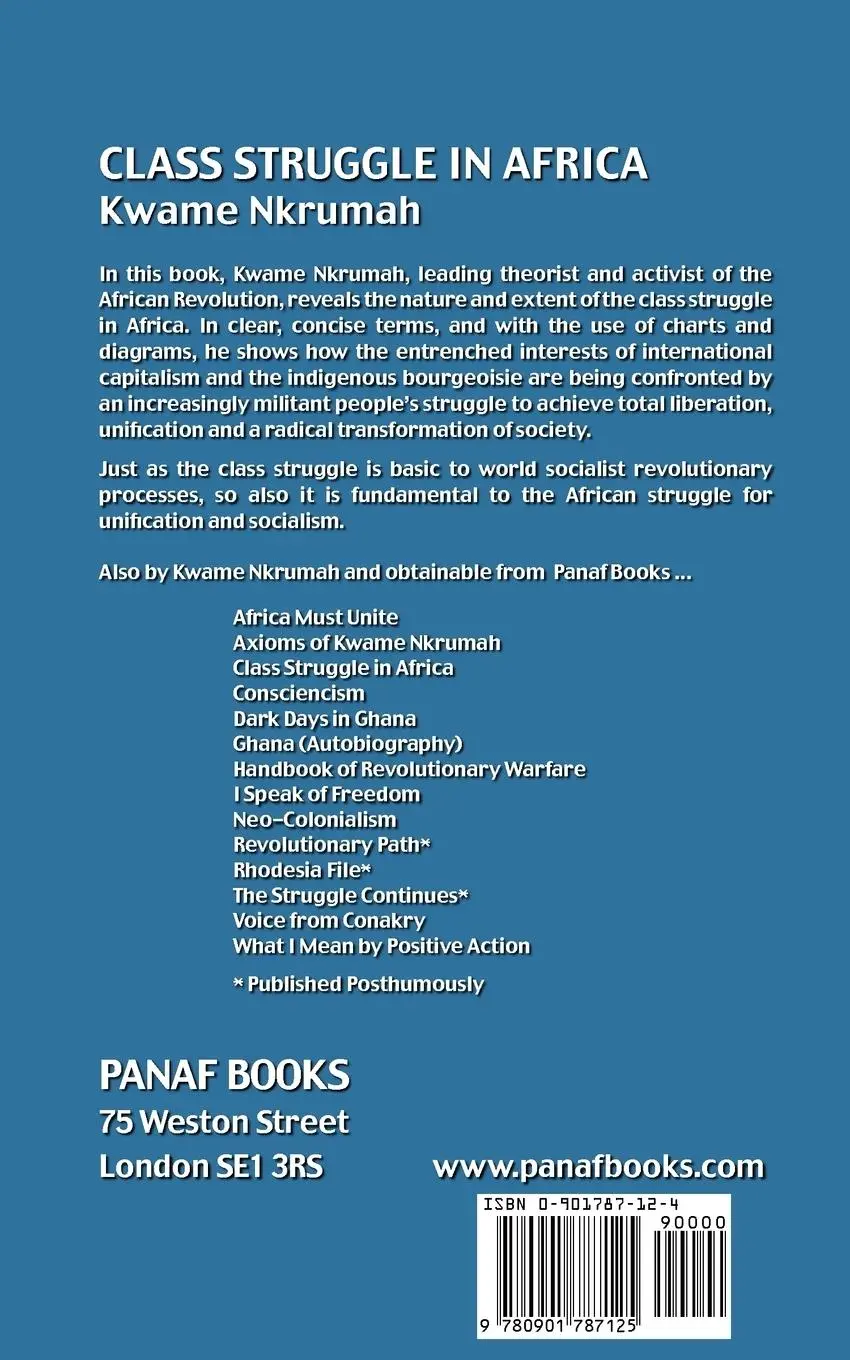 Rückseite: 9780901787125 | The Class Struggle in Africa | Kwame Nkrumah | Taschenbuch | Englisch