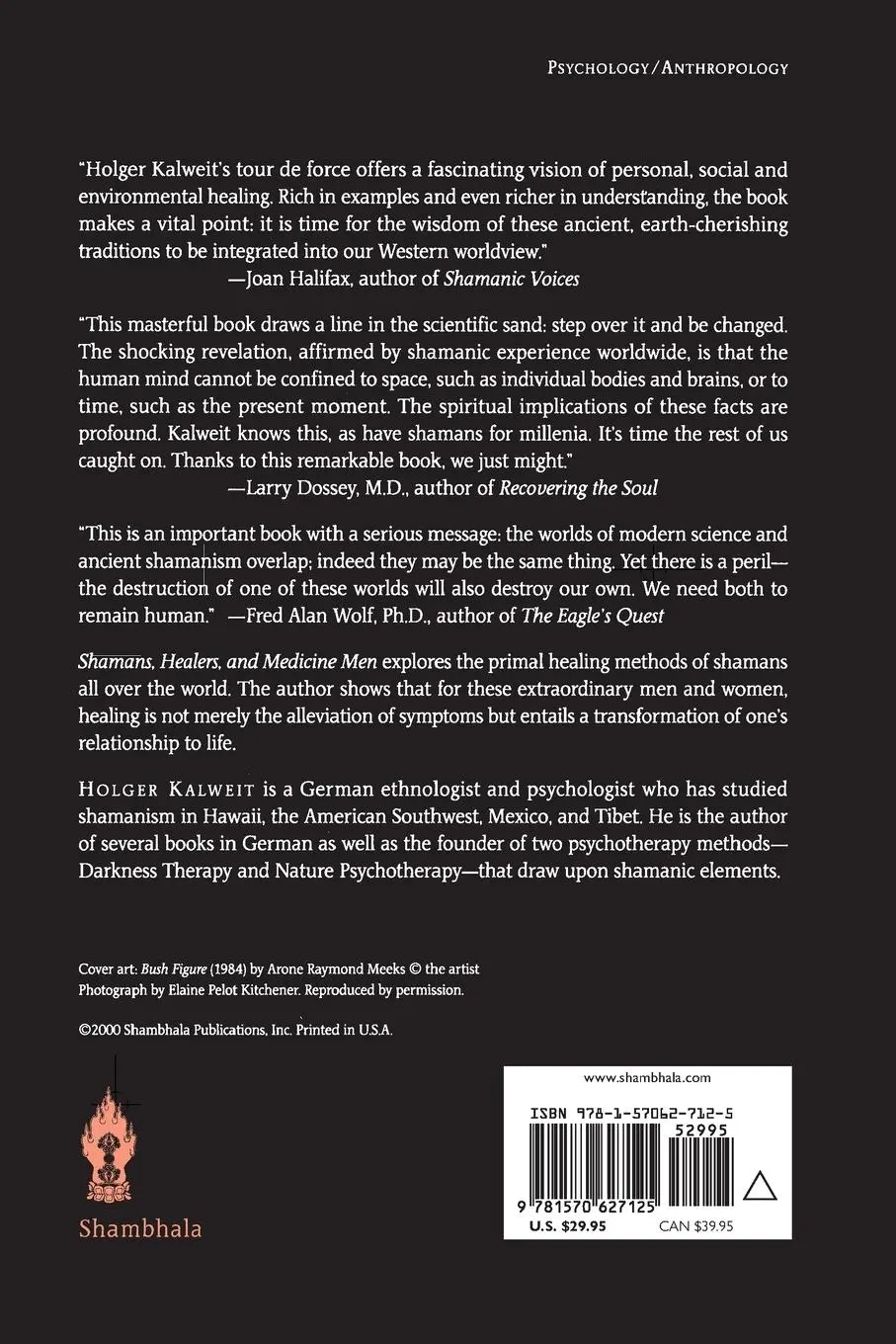 Rückseite: 9781570627125 | Shamans, Healers, and Medicine Men | Holger Kalweit | Taschenbuch