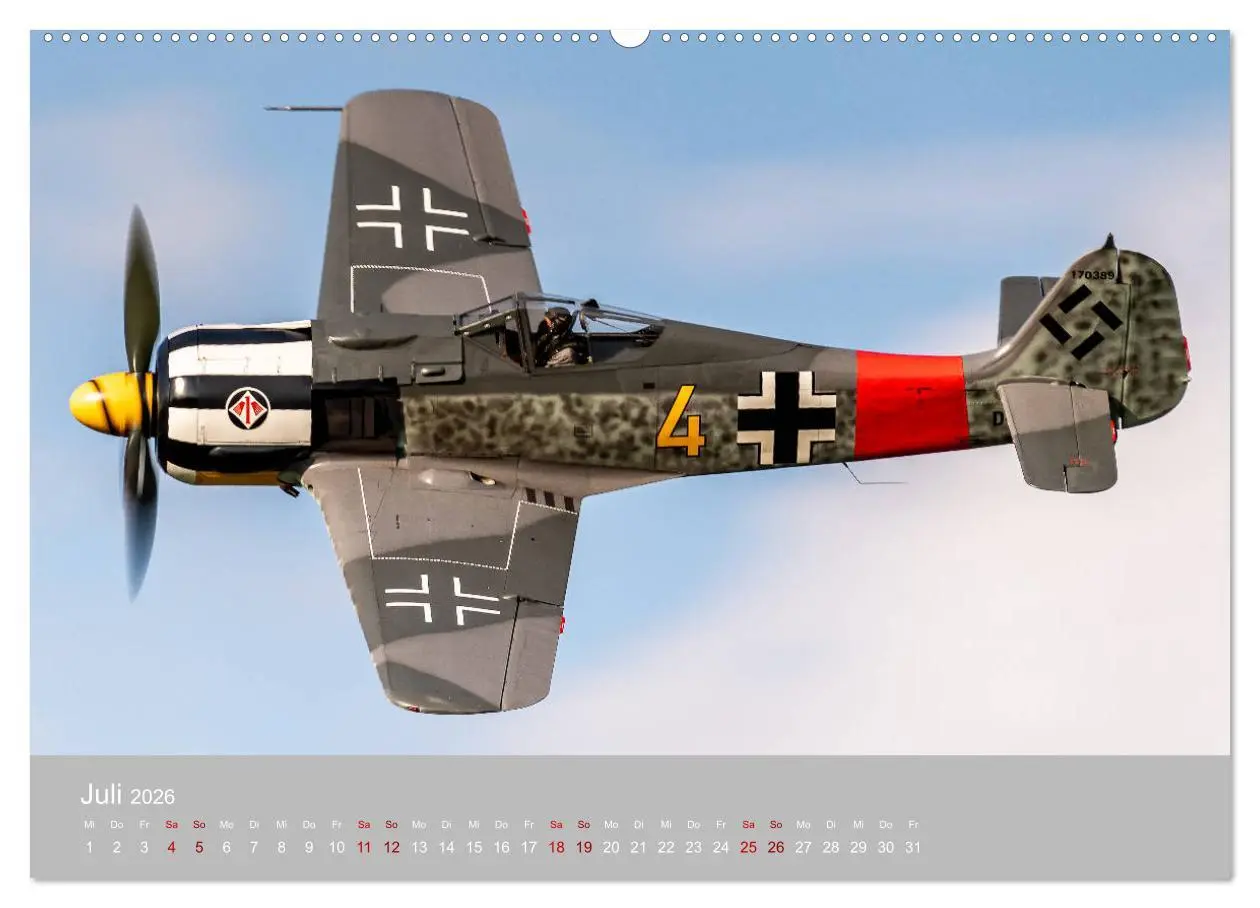 Bild: 9783457667125 | Fliegende Legenden - Warbirds (hochwertiger Premium Wandkalender...