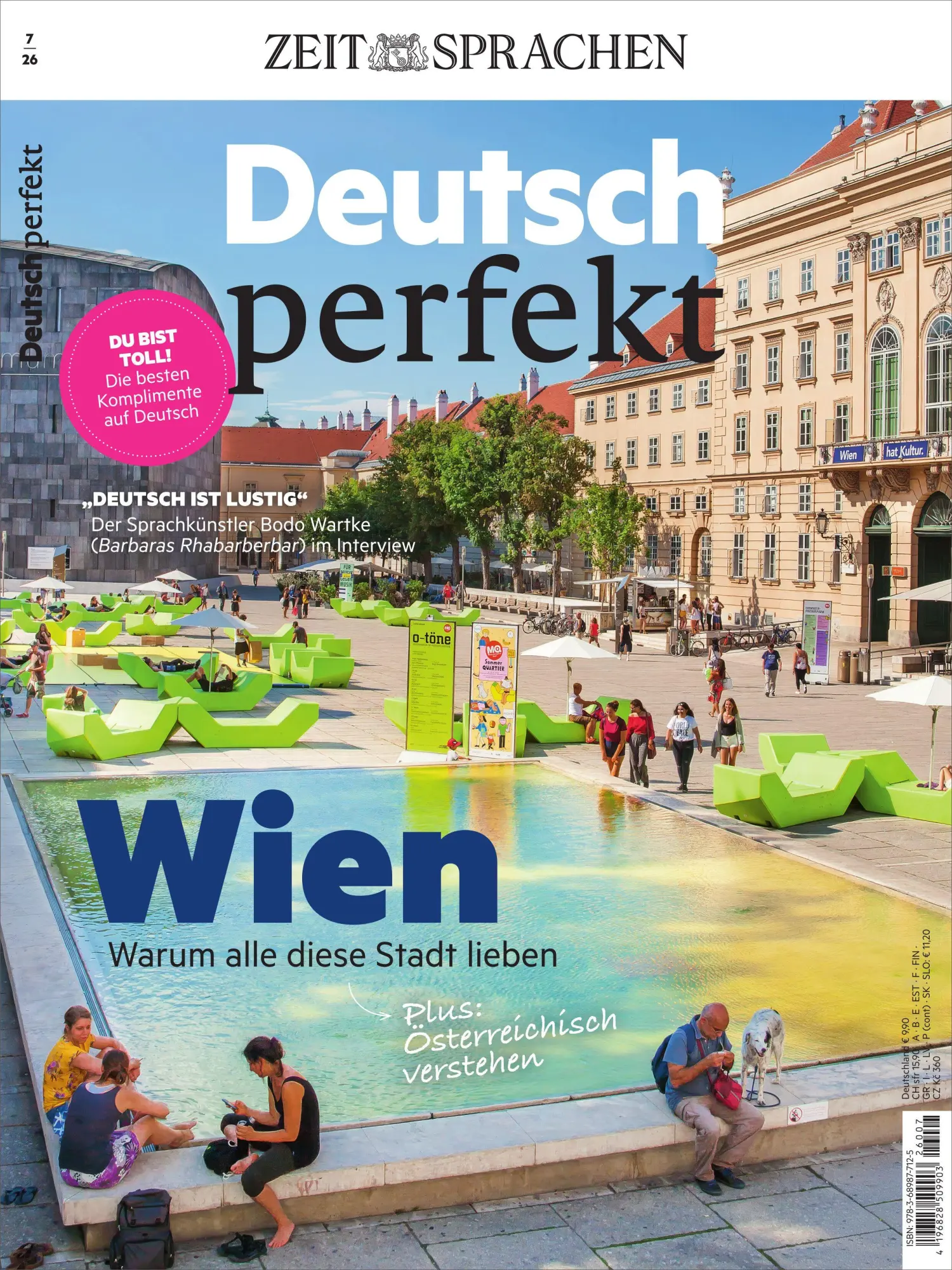 Cover: 9783689877125 | Deutsch perfekt 7/26 | Wien. Warum alle diese Stadt lieben. | GmbH