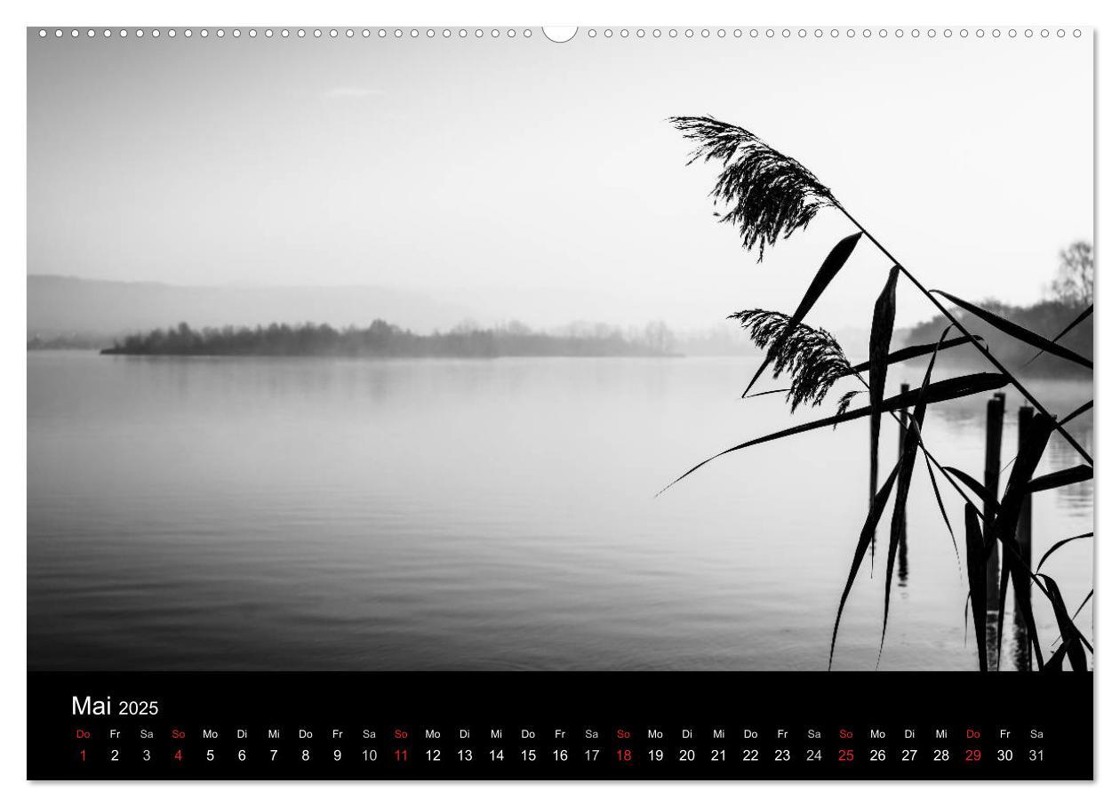 Bild: 9783435567225 | Monochrom 2025 (Wandkalender 2025 DIN A2 quer), CALVENDO...