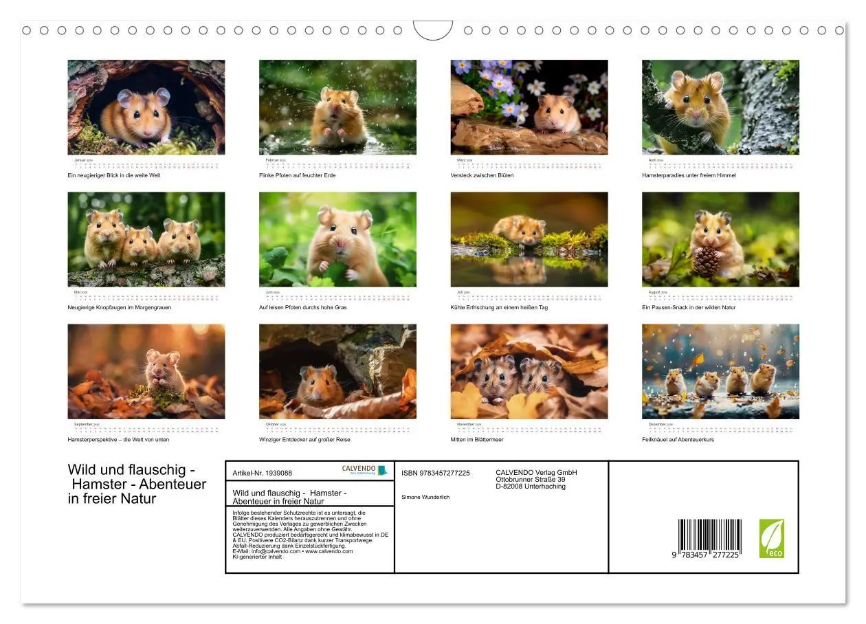 Bild: 9783457277225 | Wild und flauschig - Hamster - Abenteuer in freier Natur...