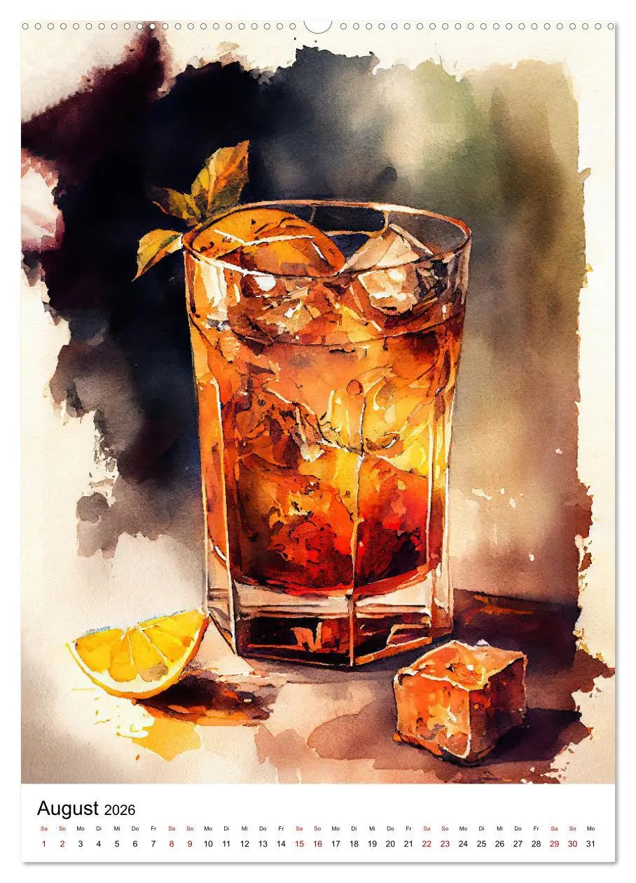 Bild: 9783516297225 | Künstlerische Cocktails (hochwertiger Premium Wandkalender 2026 DIN...