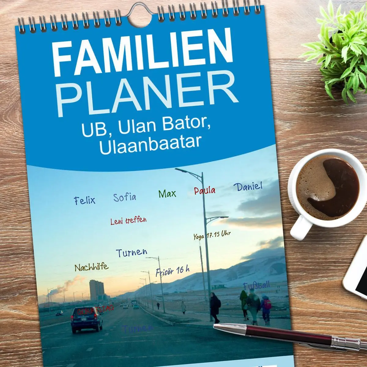 Bild: 9783516507225 | Familienplaner 2026 - UB, Ulan Bator, Ulaanbaatar mit 5 Spalten...