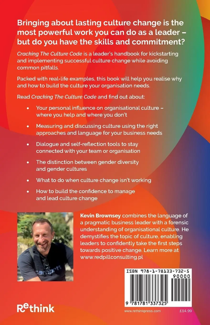 Rückseite: 9781781337325 | Cracking the Culture Code | Leading Successful Culture Change | Buch