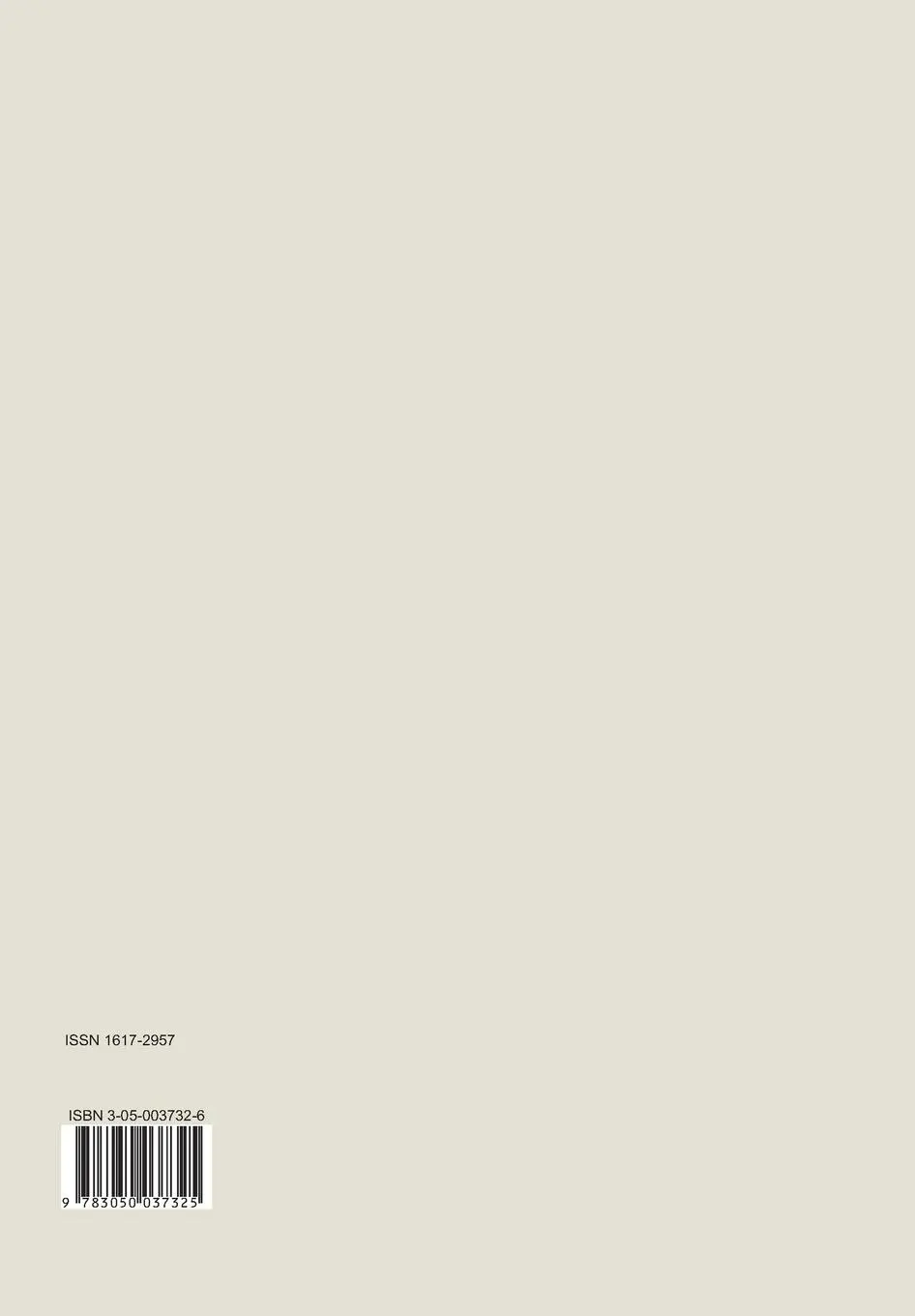 Rückseite: 9783050037325 | Problems of Polysynthesis | Hans-Jürgen Sasse (u. a.) | Taschenbuch