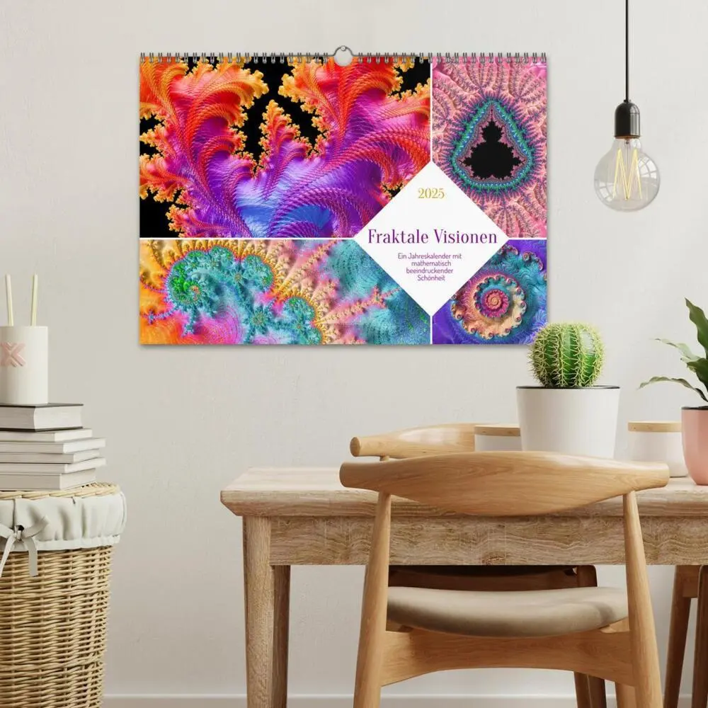 Bild: 9783383847325 | Fraktale Visionen (Wandkalender 2025 DIN A3 quer), CALVENDO...