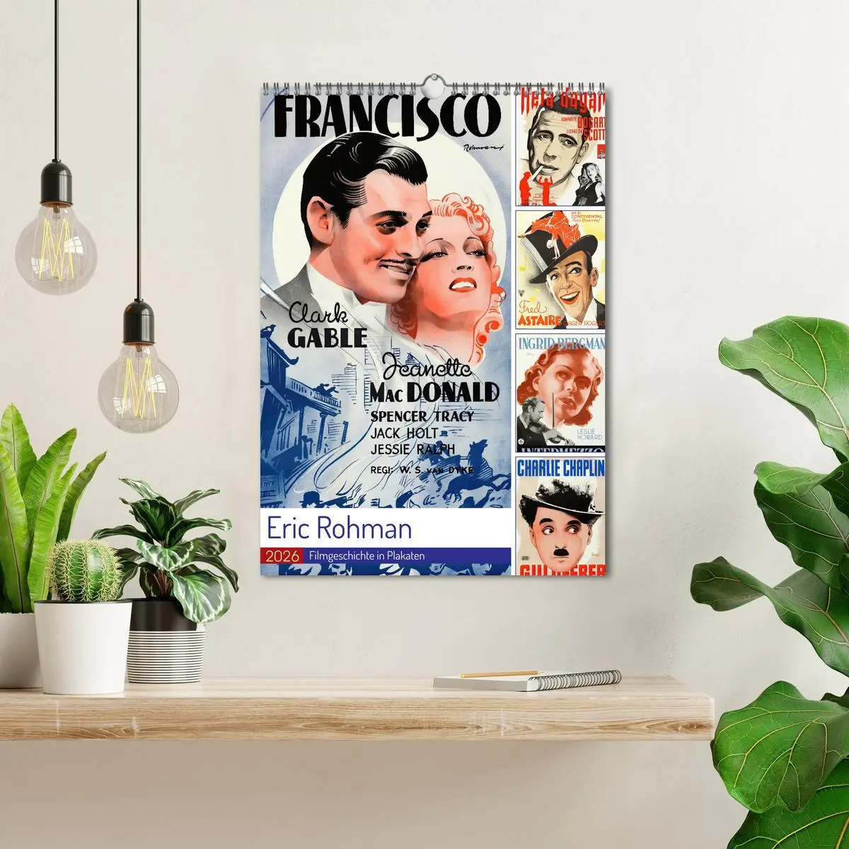 Bild: 9783457267325 | Eric Rohman - Filmgeschichte in Plakaten (Wandkalender 2026 DIN A3...
