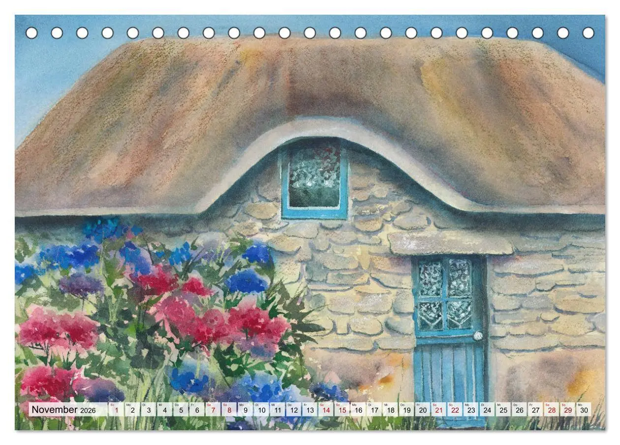 Bild: 9783457887325 | Frankreich Aquarelle (Tischkalender 2026 DIN A5 quer), CALVENDO...