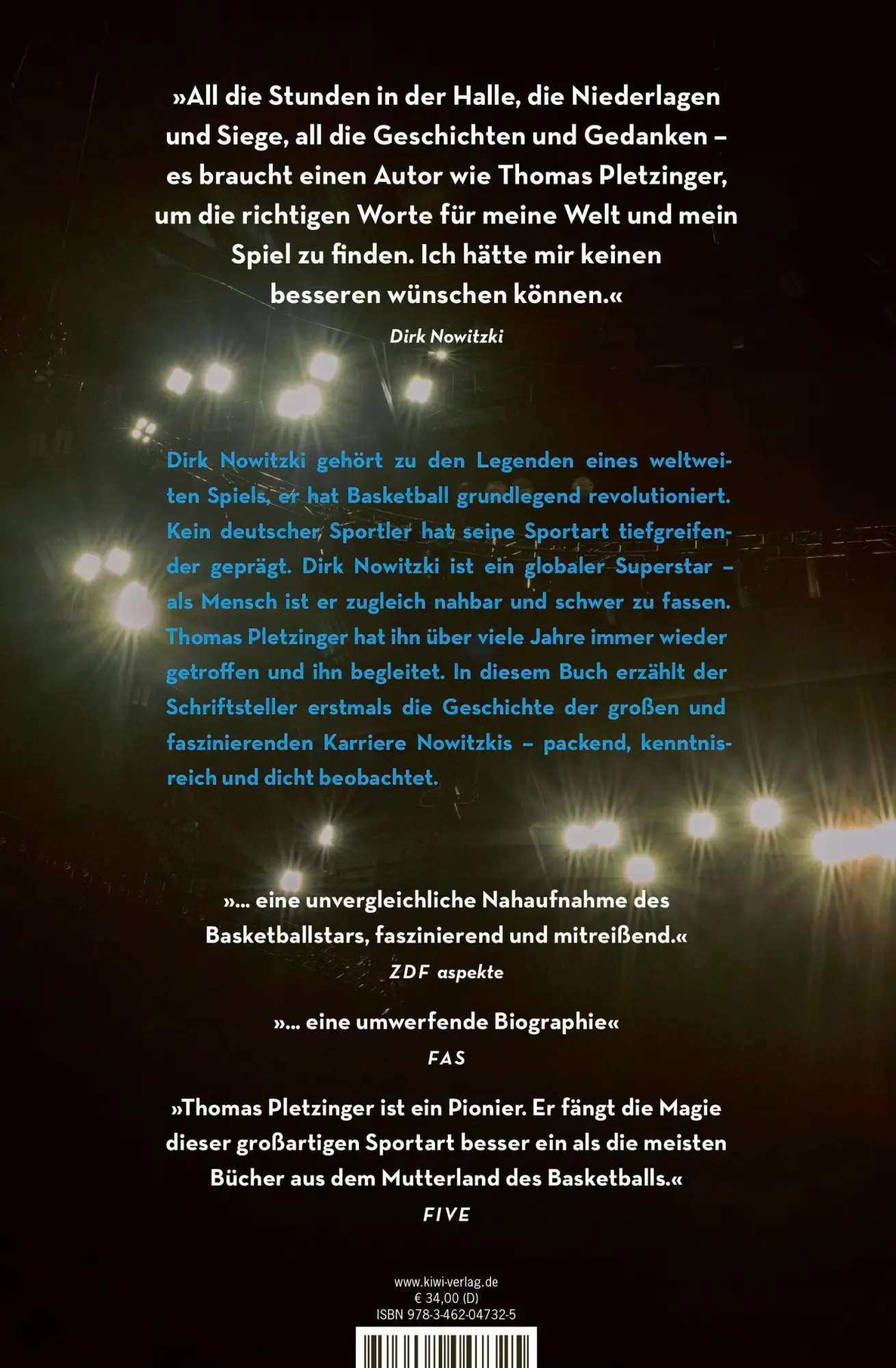 Rückseite: 9783462047325 | The Great Nowitzki | Thomas Pletzinger | Buch | 518 S. | Deutsch
