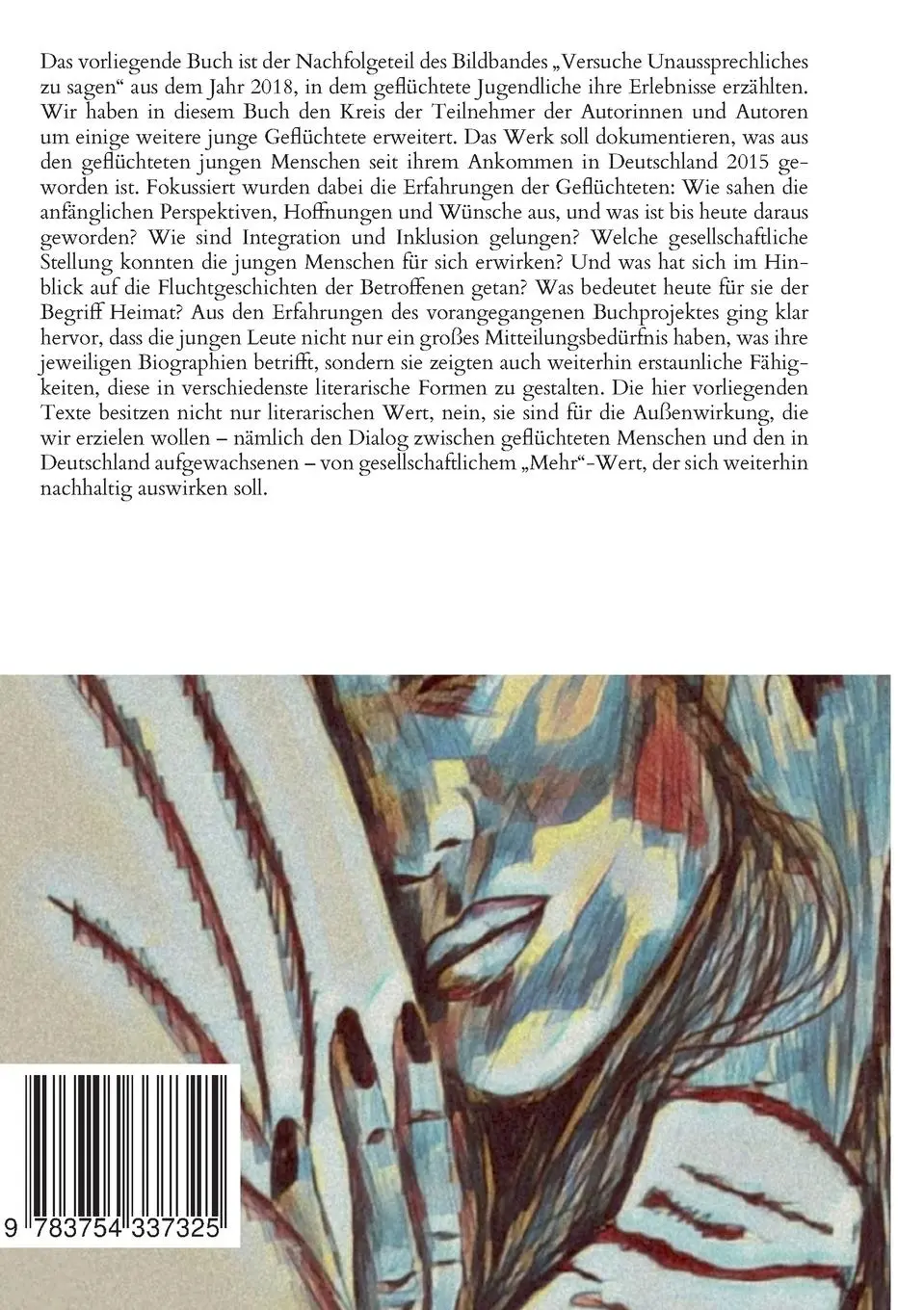 Rückseite: 9783754337325 | Die ersten Jahre in Deutschland | Junge Geflüchtete schreiben | Buch