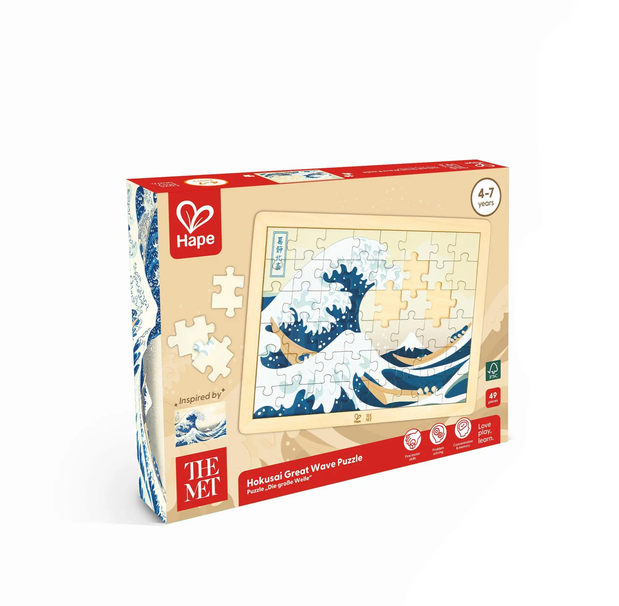 Cover: 6943478057425 | The Met: Puzzle "Die große Welle" - 48 Teile | Spiel | Deutsch | 2026
