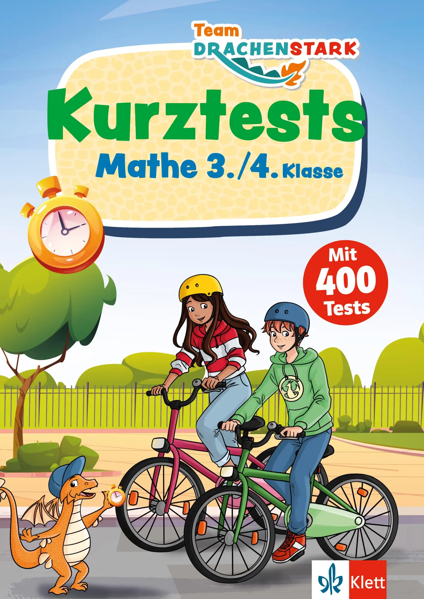 Cover: 9783129497425 | Team Drachenstark: Kurztests Mathematik 3./4. Klasse | Mit 400 Tests