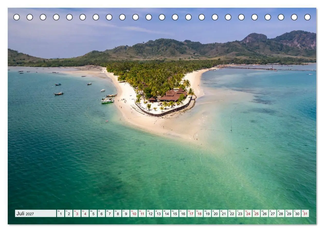 Bild: 9783569297425 | Thailand - Trauminseln in der Andamanensee (Tischkalender 2027 DIN...