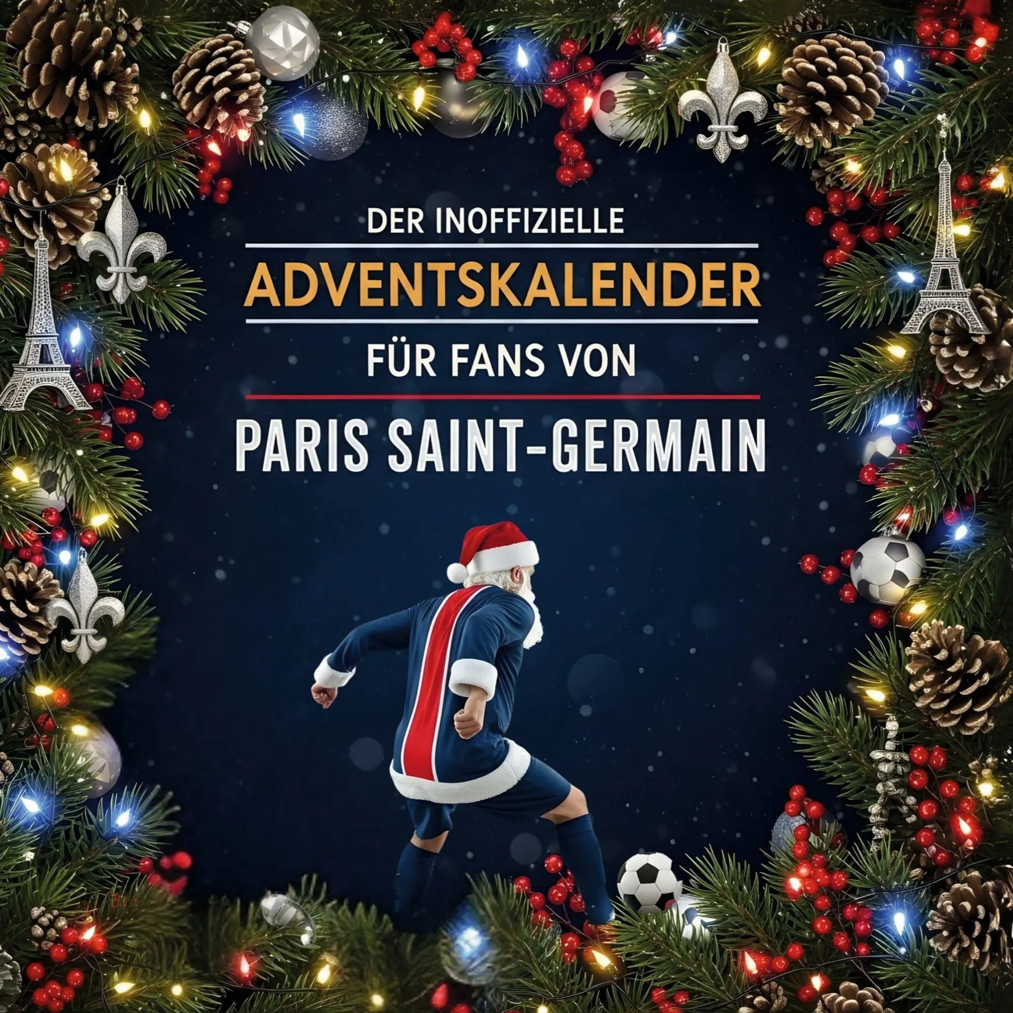Cover: 9783695307425 | Der inoffizielle Adventskalender für Fans von Paris Saint-Germain