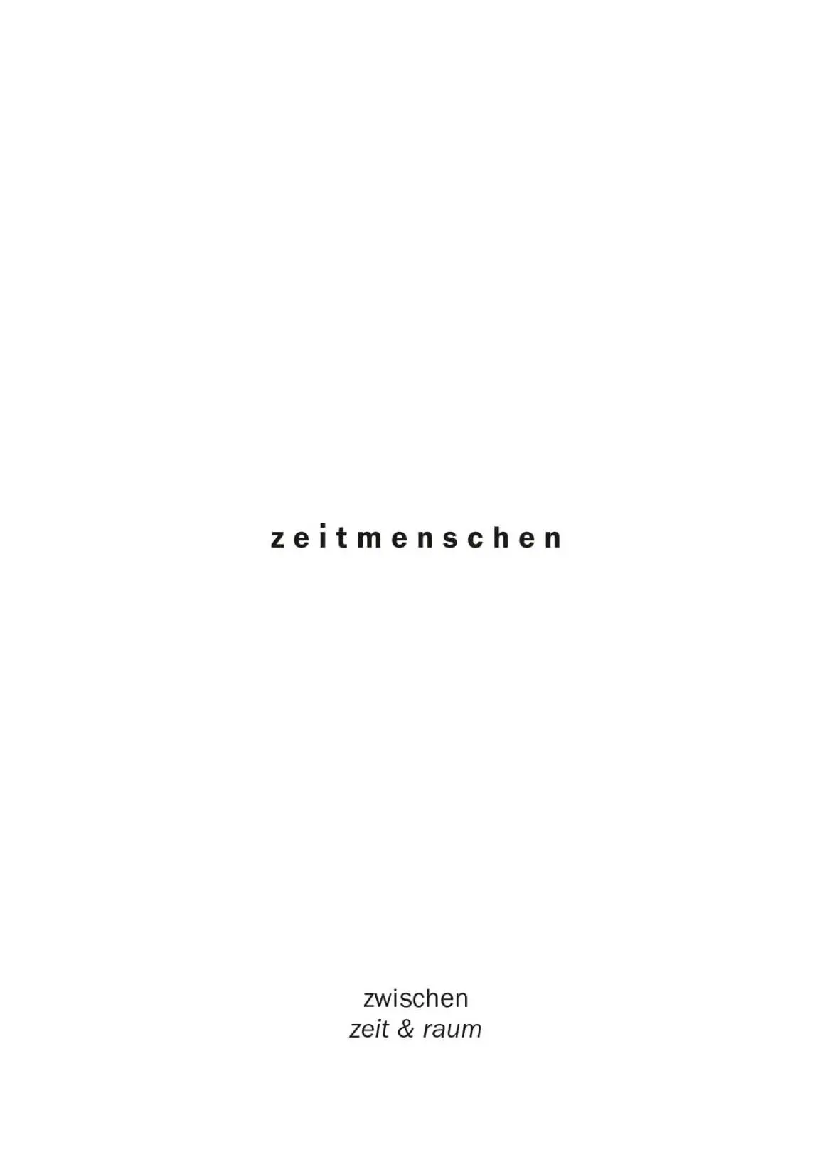 zeitmenschen