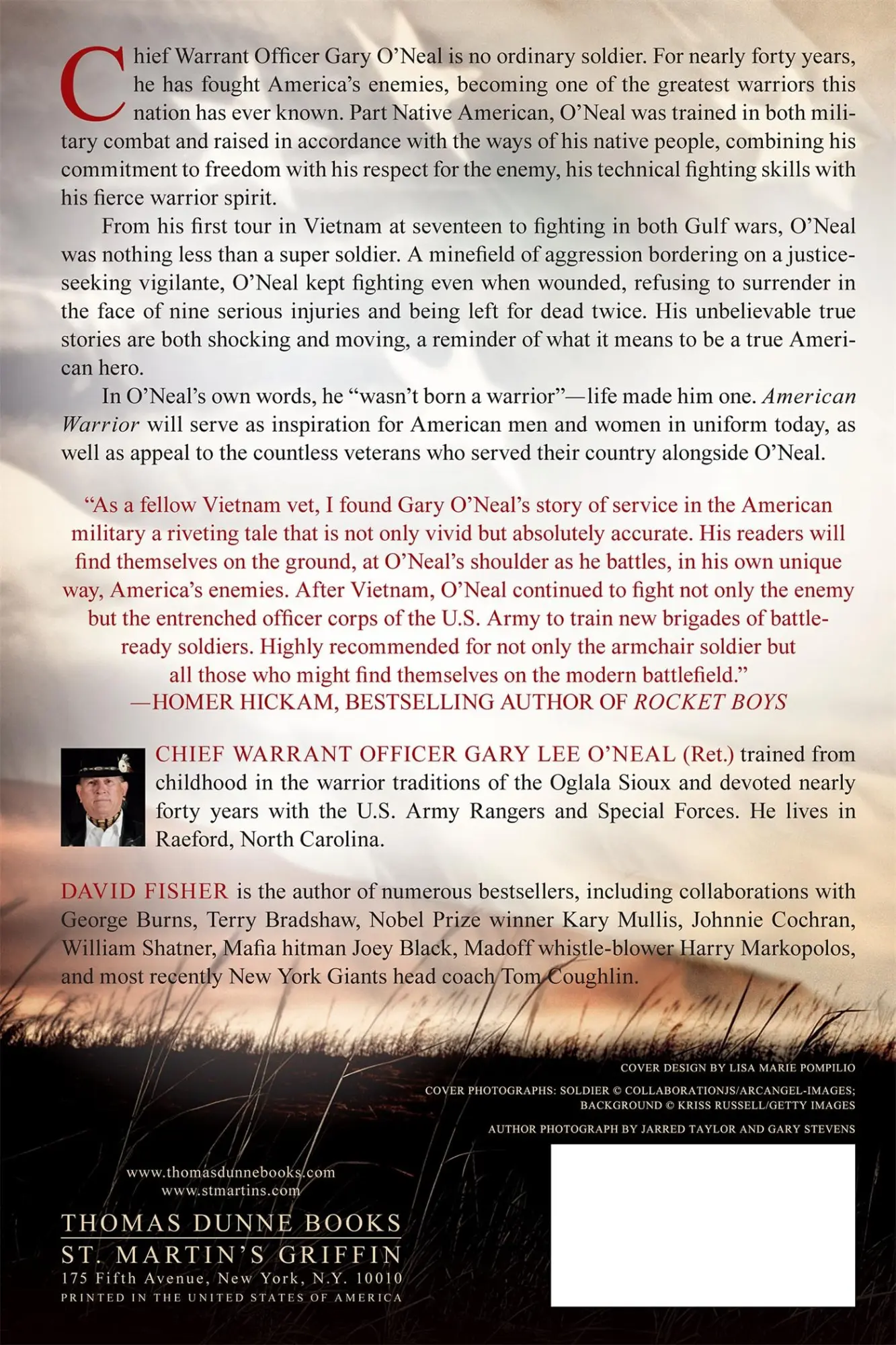 Rückseite: 9781250057525 | American Warrior | Gary O'Neal | Taschenbuch | Englisch | 2014