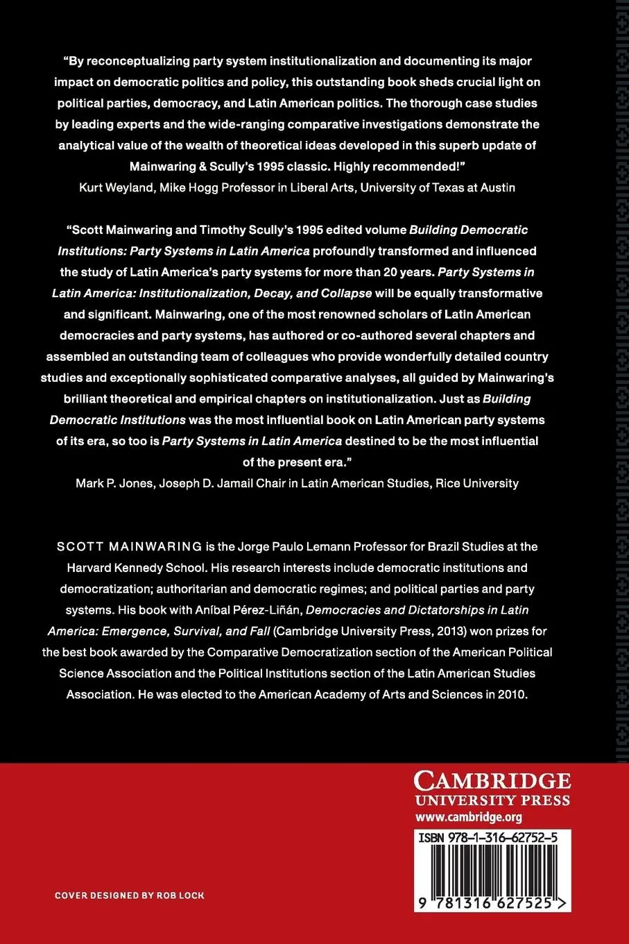 Rückseite: 9781316627525 | Party Systems in Latin America | Scott Mainwaring | Taschenbuch | 2019