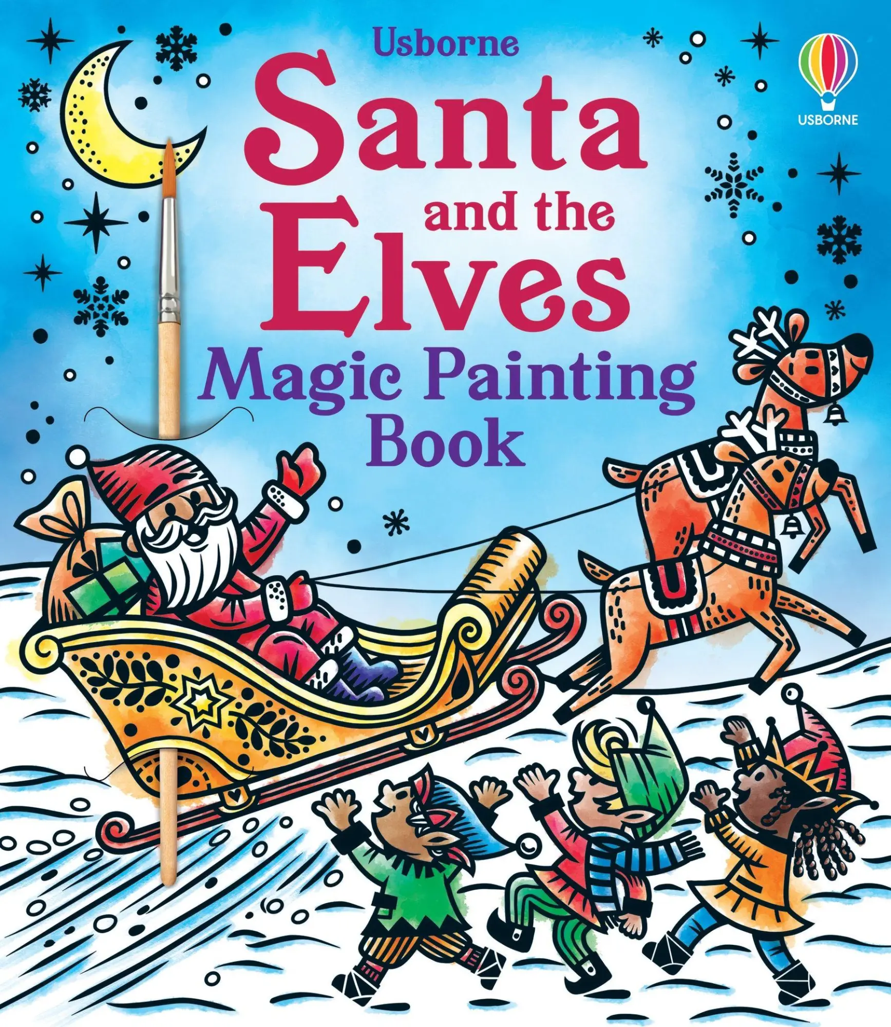 Cover: 9781803707525 | Santa and the Elves Magic Painting Book | Abigail Wheatley | Buch