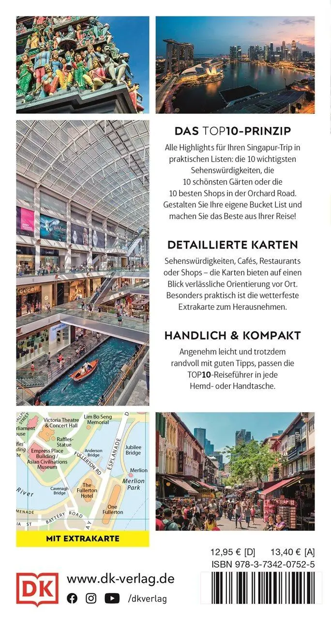 Rückseite: 9783734207525 | TOP10 Reiseführer Singapur | DK Verlag - Reise | Taschenbuch | 128 S.