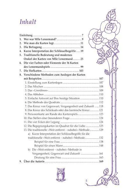 Rückseite: 9783868267525 | Lenormand Karten | Set mit Buch und Karten | Erna Droesbeke von Enge