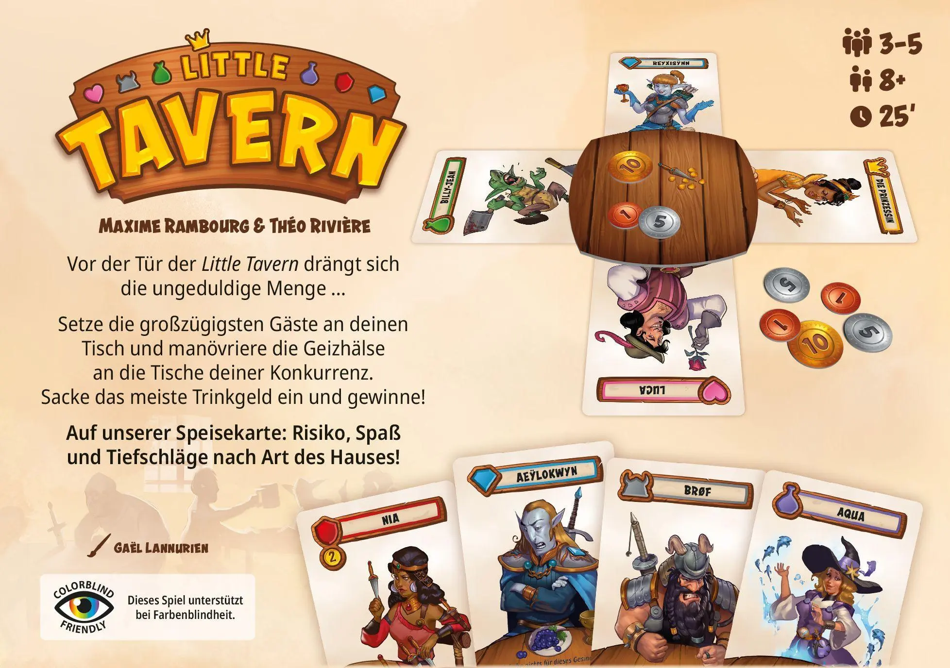 Bild: 5425016927625 | Little Tavern | Maxime Rambourg (u. a.) | Spiel | RPOD0041 | Deutsch