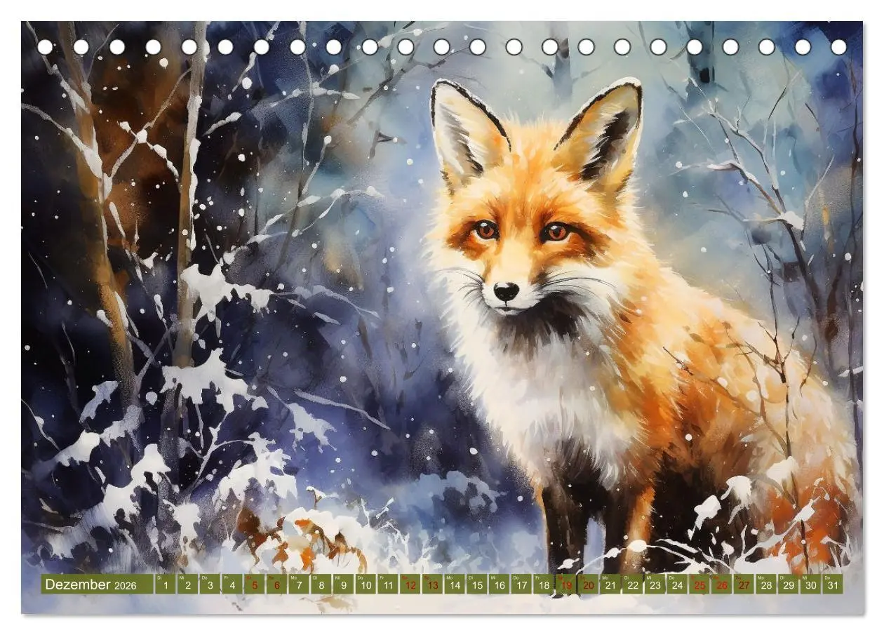 Bild: 9783457477625 | Zwölf Monate im Wald (Tischkalender 2026 DIN A5 quer), CALVENDO...