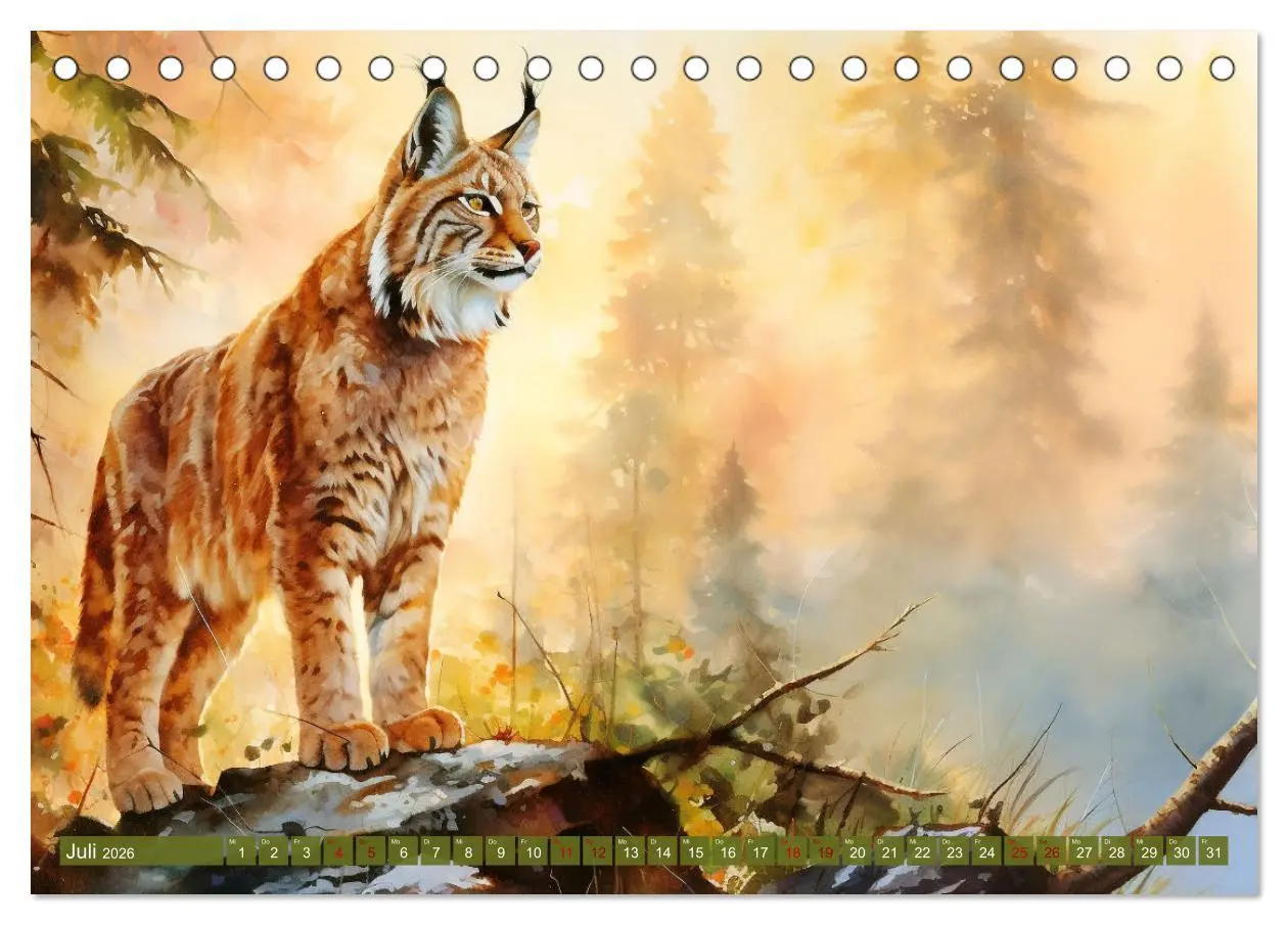 Bild: 9783457477625 | Zwölf Monate im Wald (Tischkalender 2026 DIN A5 quer), CALVENDO...