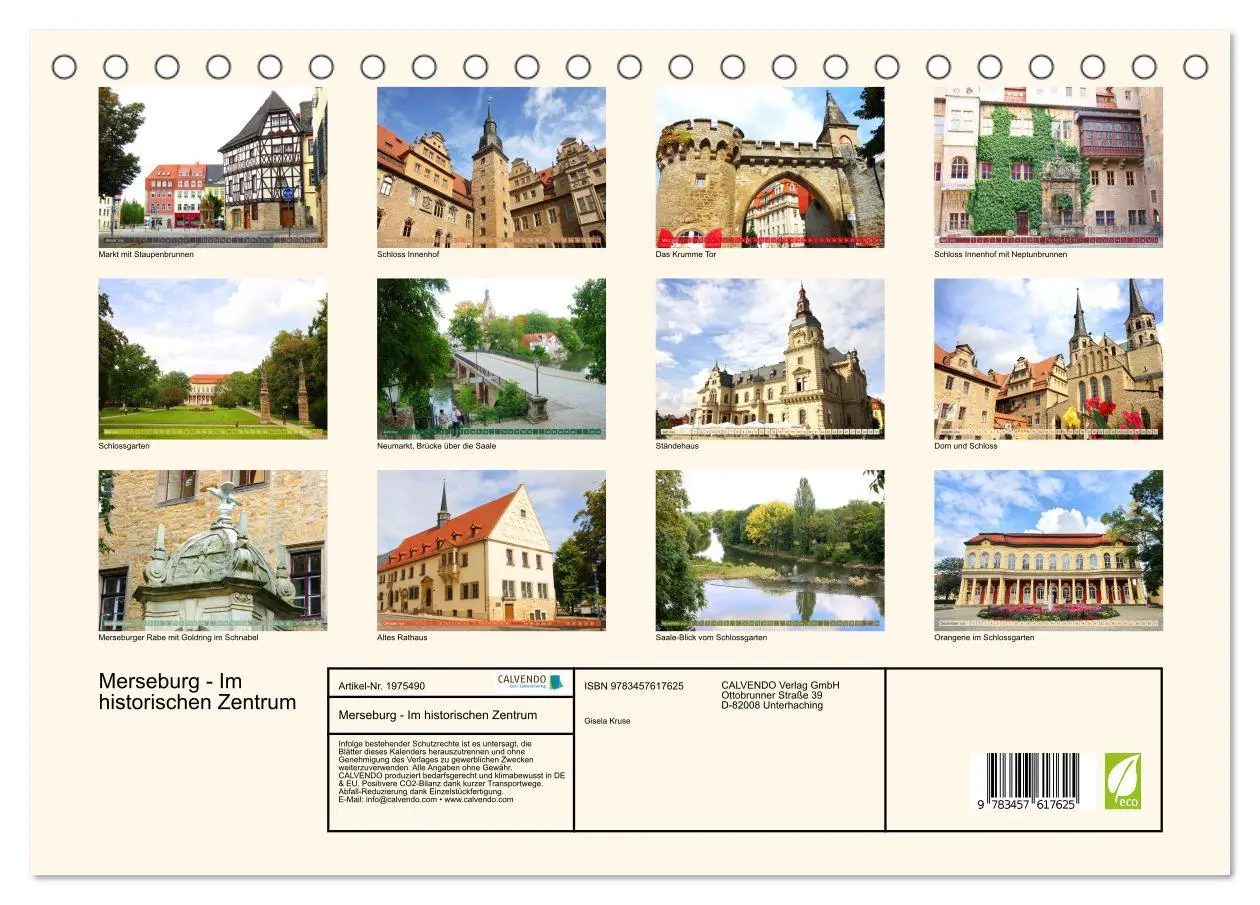 Bild: 9783457617625 | Merseburg - Im historischen Zentrum (Tischkalender 2026 DIN A5...