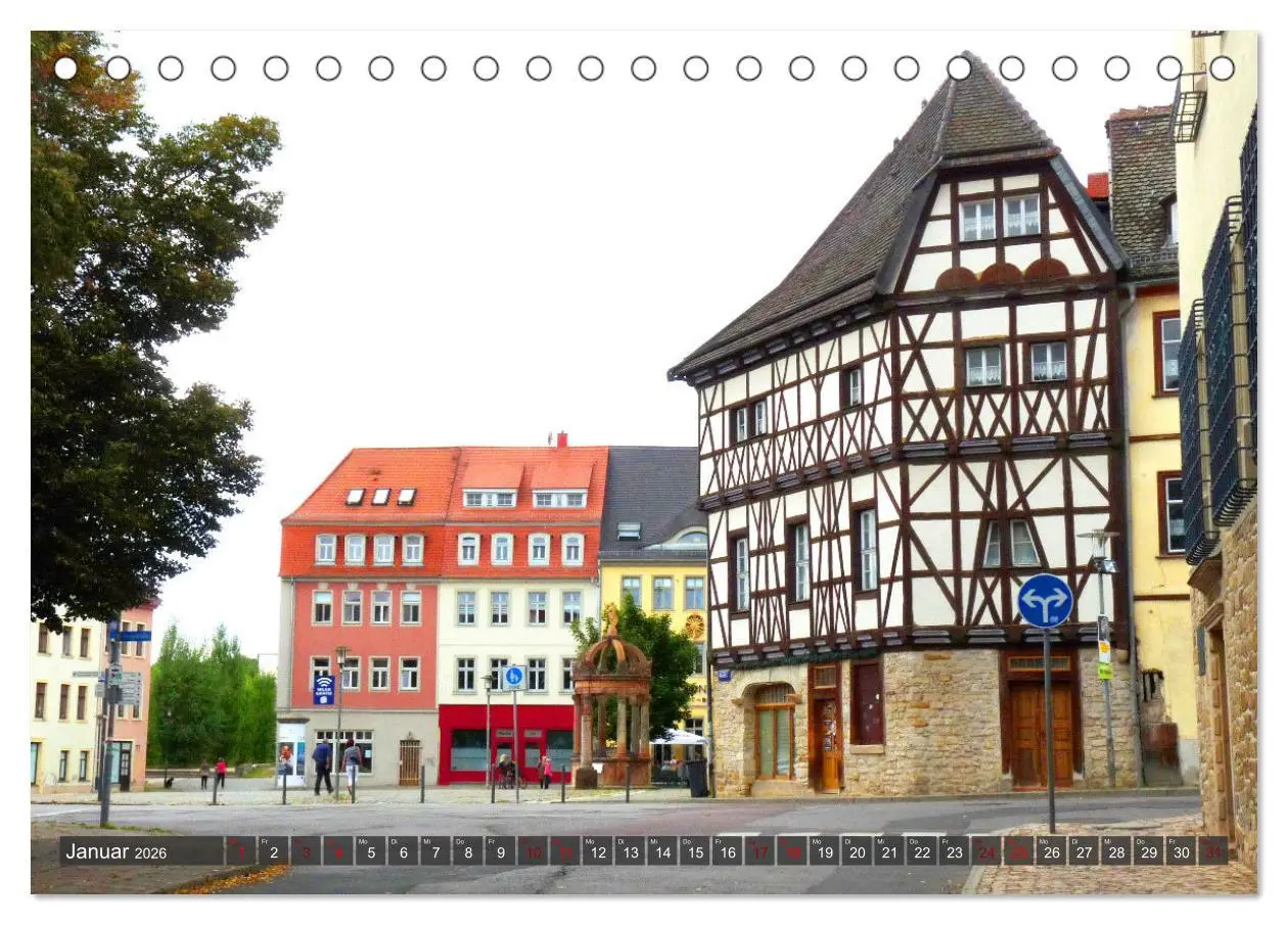 Bild: 9783457617625 | Merseburg - Im historischen Zentrum (Tischkalender 2026 DIN A5...