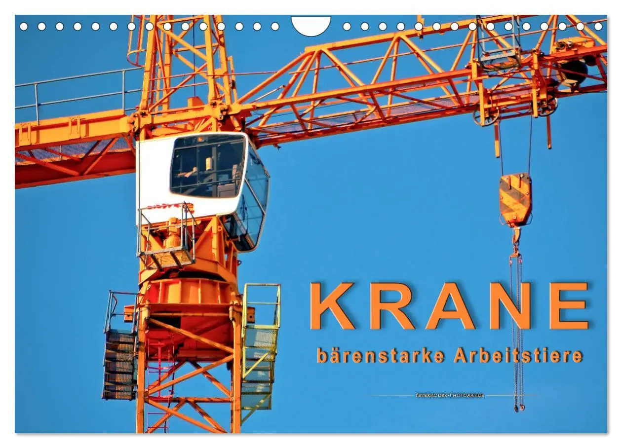 Cover: 9783457927625 | Krane - bärenstarke Arbeitstiere (Wandkalender 2026 DIN A4 quer),...