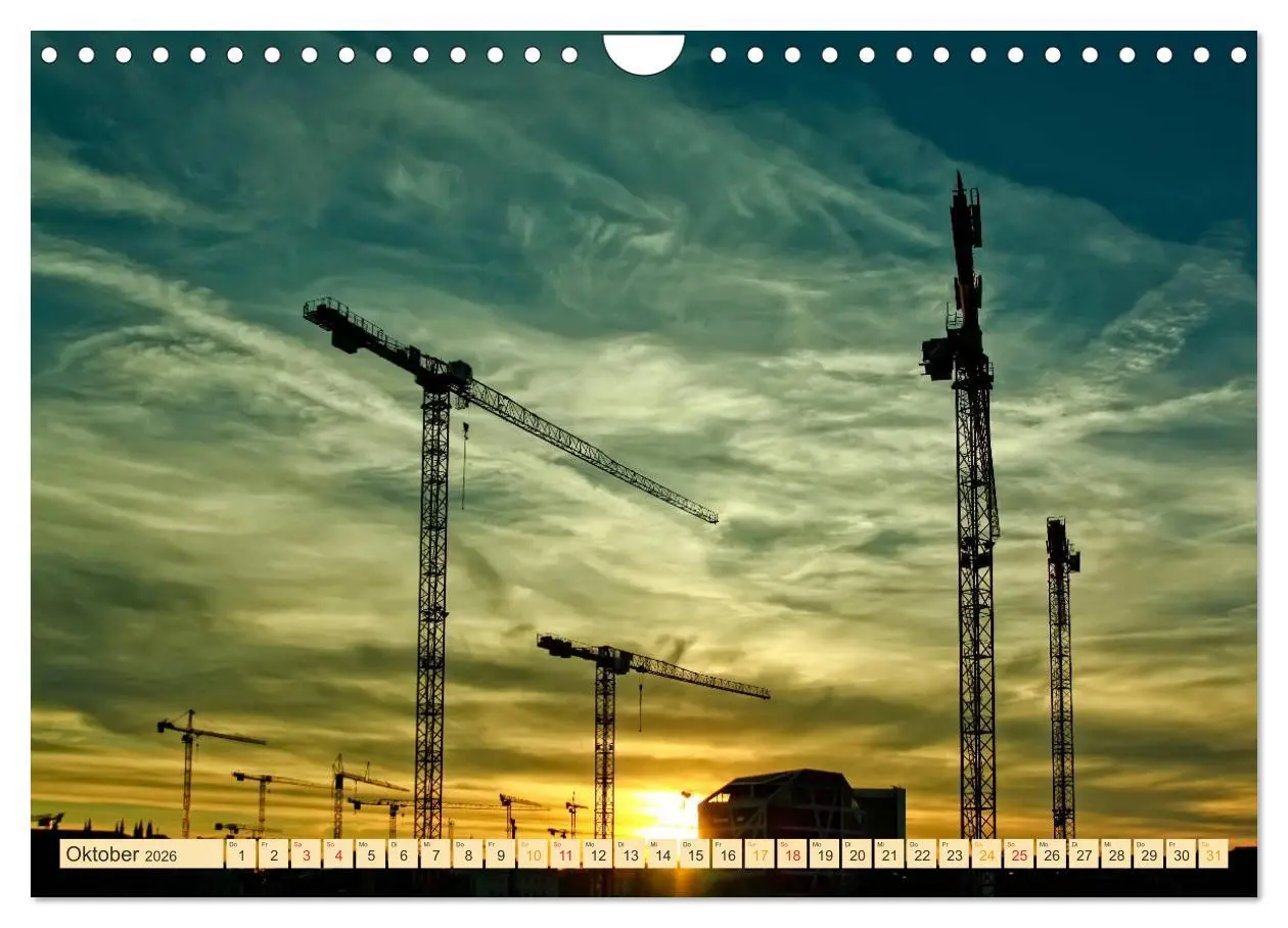 Bild: 9783457927625 | Krane - bärenstarke Arbeitstiere (Wandkalender 2026 DIN A4 quer),...