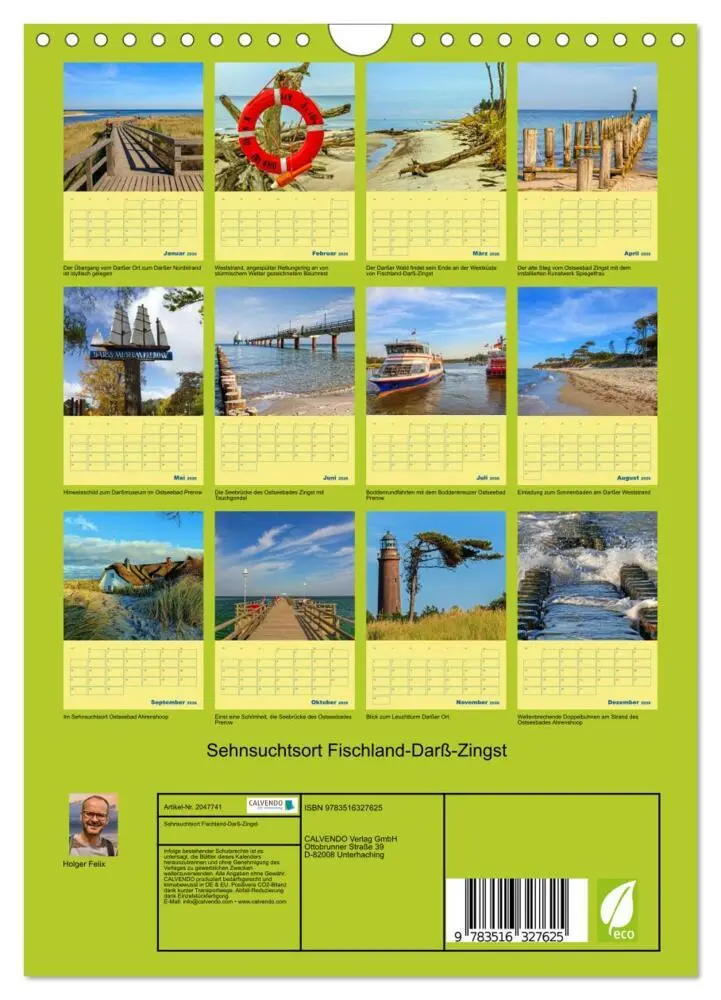Bild: 9783516327625 | Sehnsuchtsort Fischland-Darß-Zingst (Wandkalender 2026 DIN A4...