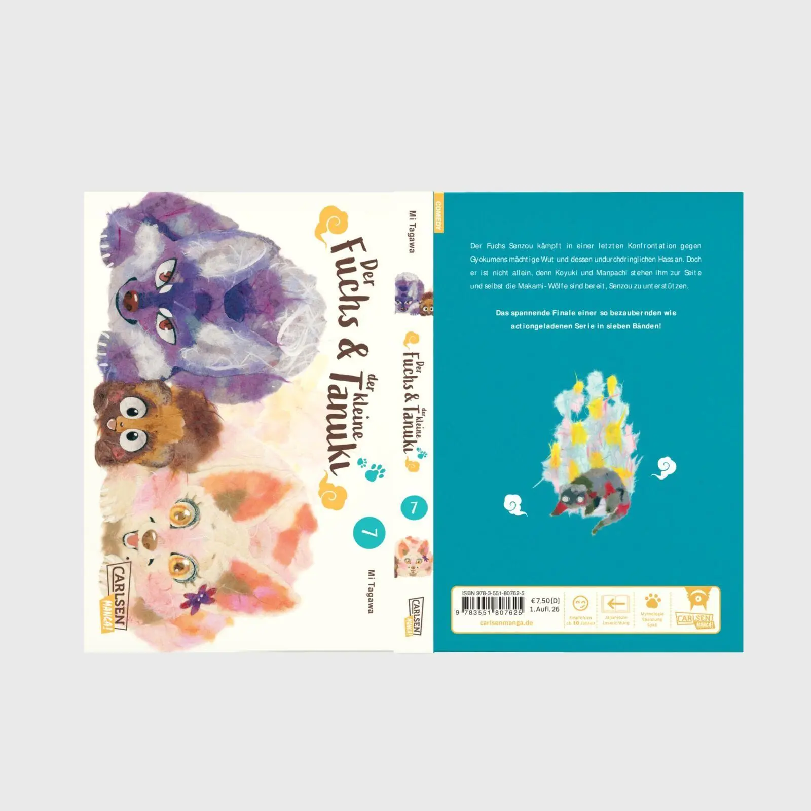 Bild: 9783551807625 | Der Fuchs und der kleine Tanuki 7 | Mi Tagawa | Taschenbuch | 192 S.