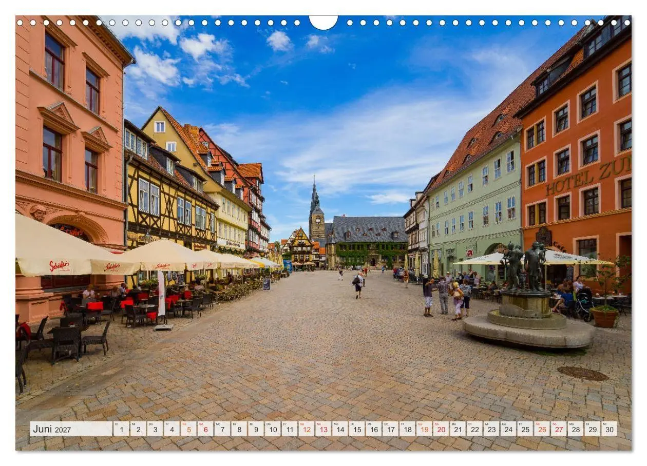 Bild: 9783569727625 | Quedlinburg Impressionen (Wandkalender 2027 DIN A3 quer), CALVENDO...