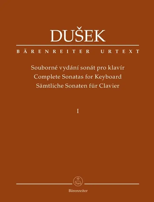 Cover: 9790260107625 | Sämtliche Sonaten für Clavier, Partitur | Frantisek Xaver Dusek | Buch