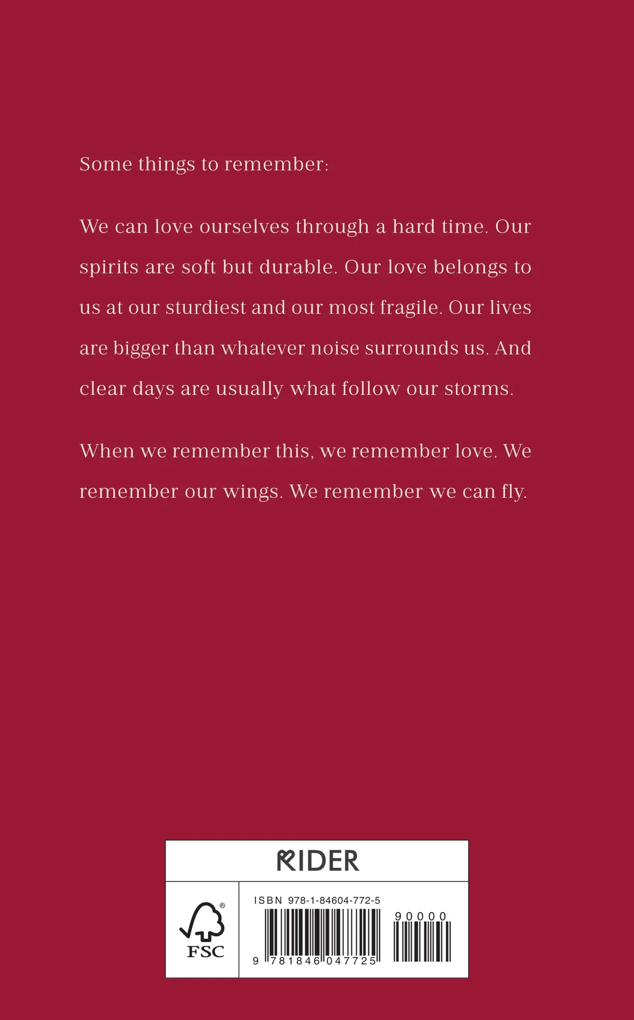 Rückseite: 9781846047725 | Remember Love | Words for Tender Times | Cleo Wade | Buch | Gebunden