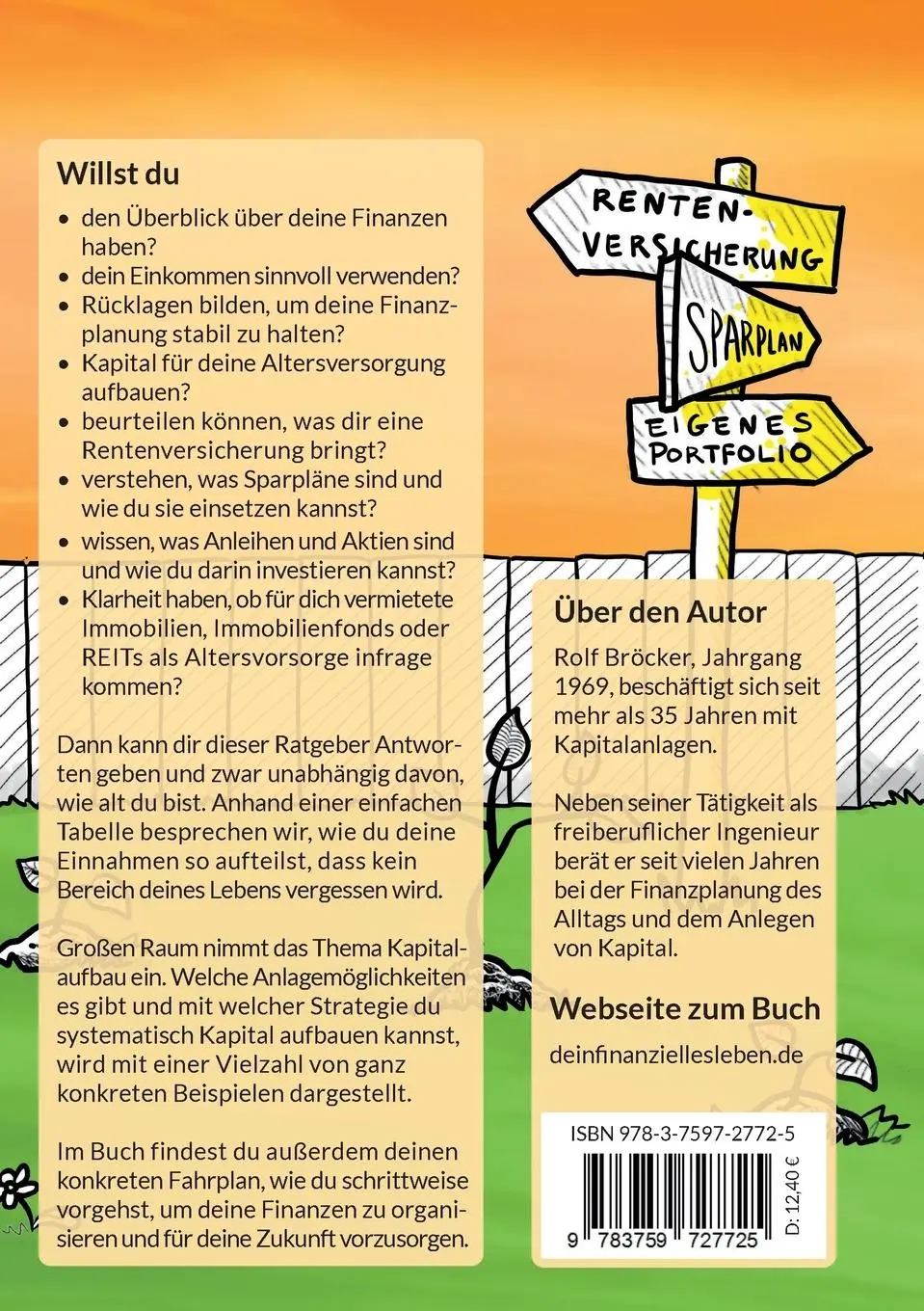 Rückseite: 9783759727725 | Dein finanzielles Leben | Rolf Bröcker | Taschenbuch | 214 S. | 2024