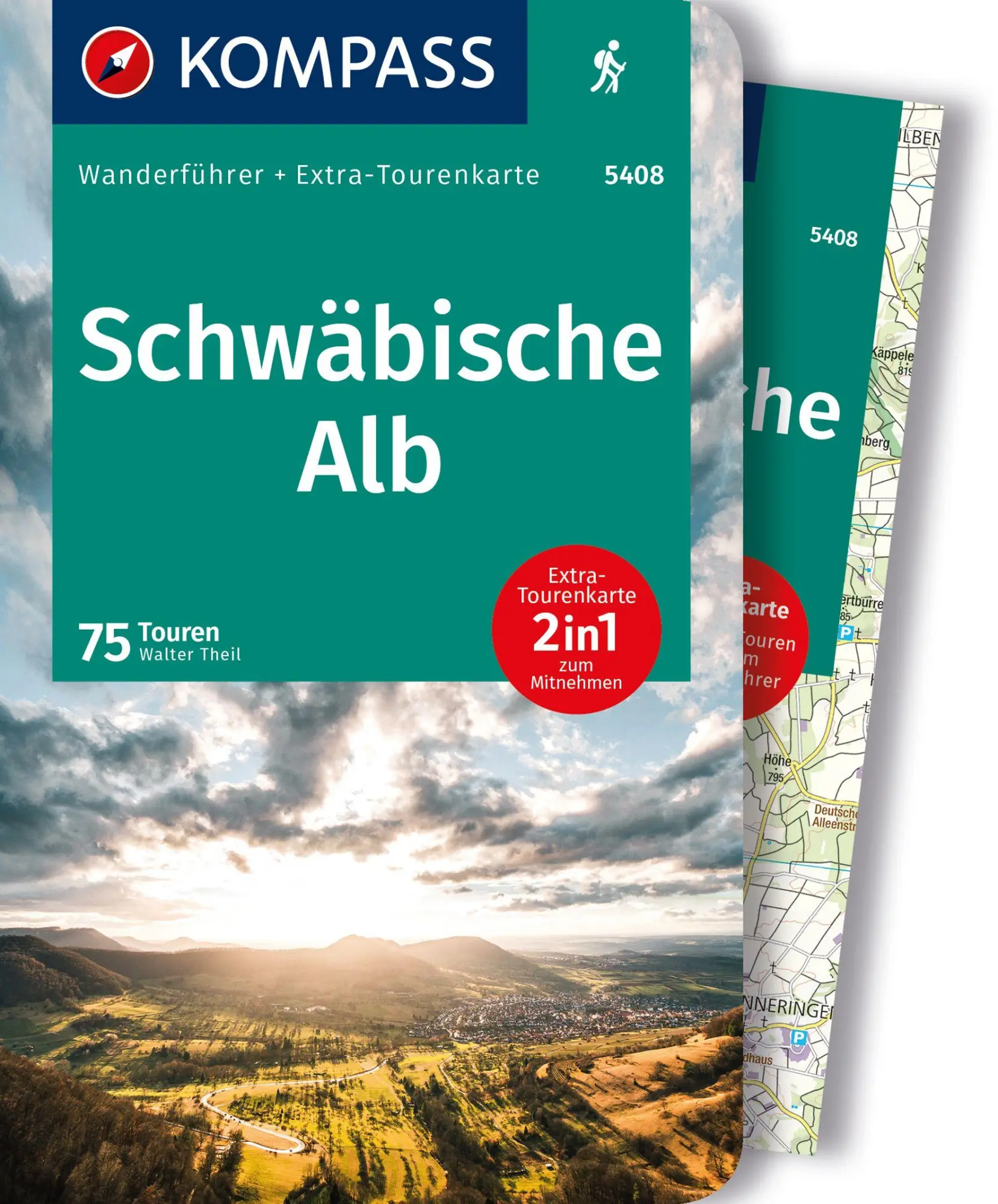 Cover: 9783991217725 | KOMPASS Wanderführer Schwäbische Alb, 75 Touren mit Extra-Tourenkarte