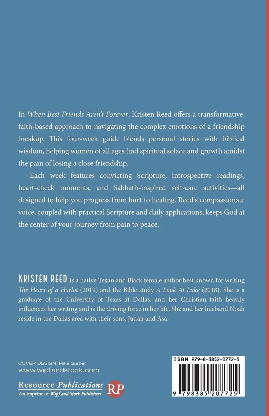 Rückseite: 9798385207725 | When Best Friends Aren't Forever | Kristen Reed | Taschenbuch | 2024