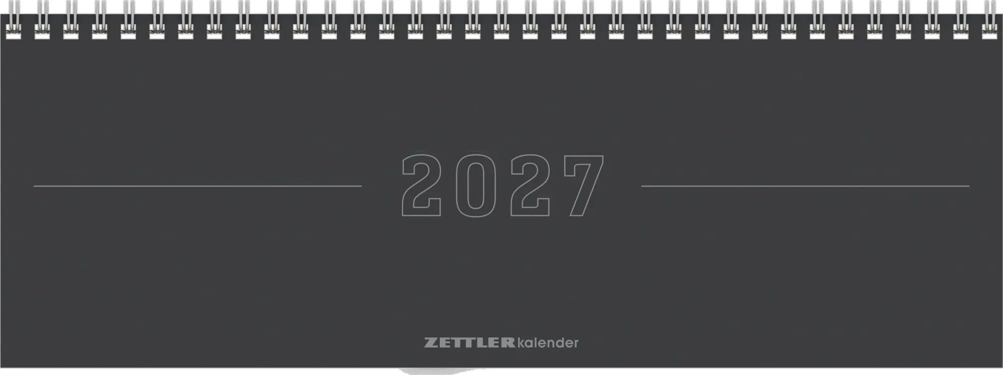 Cover: 4069095017825 | Tisch-Querkalender Papyrus Grau 2027 | Neumann Verlage GmbH &amp; Co KG