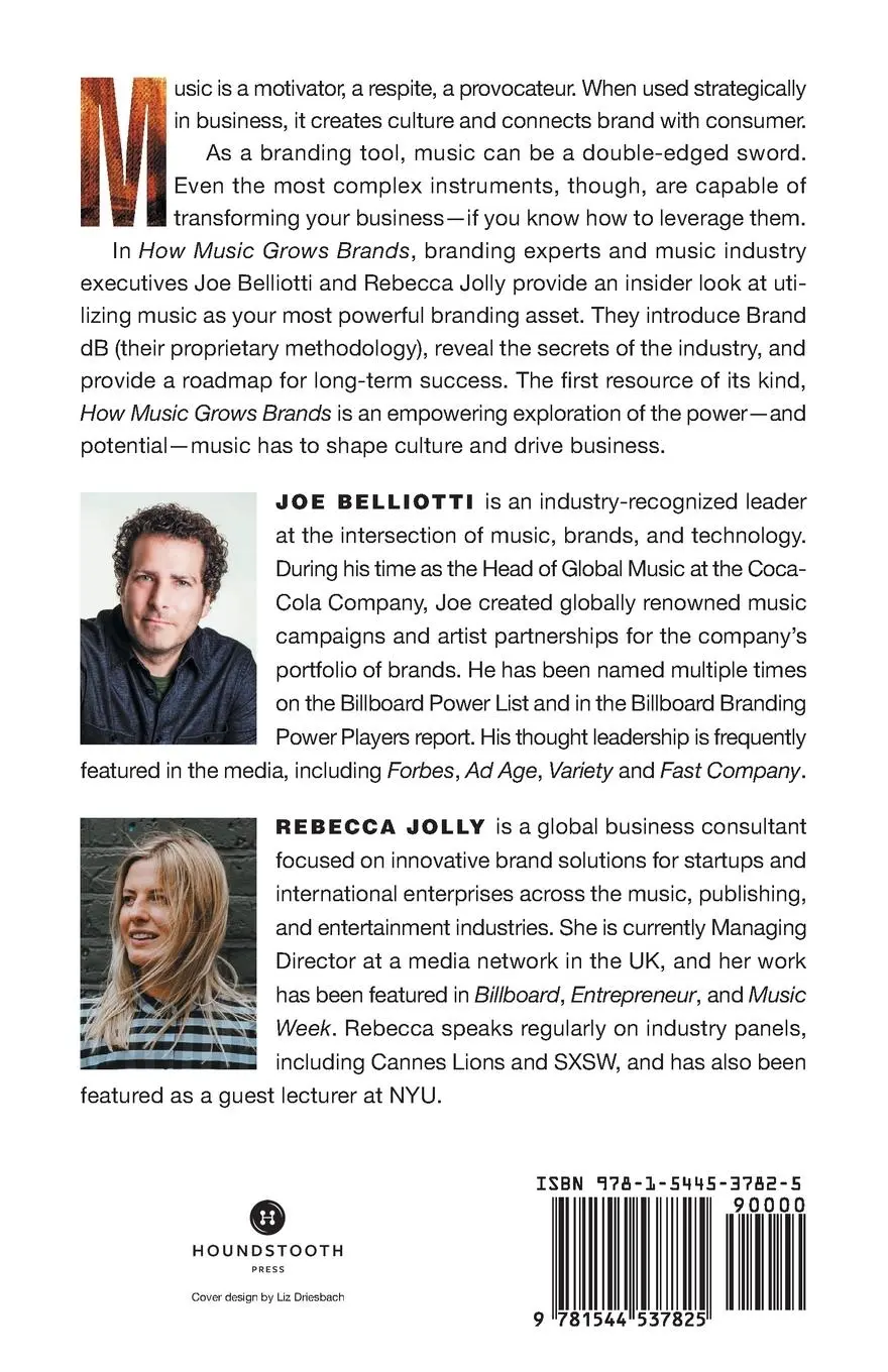 Rückseite: 9781544537825 | How Music Grows Brands | The Field Guide | Joe Belliotti (u. a.)